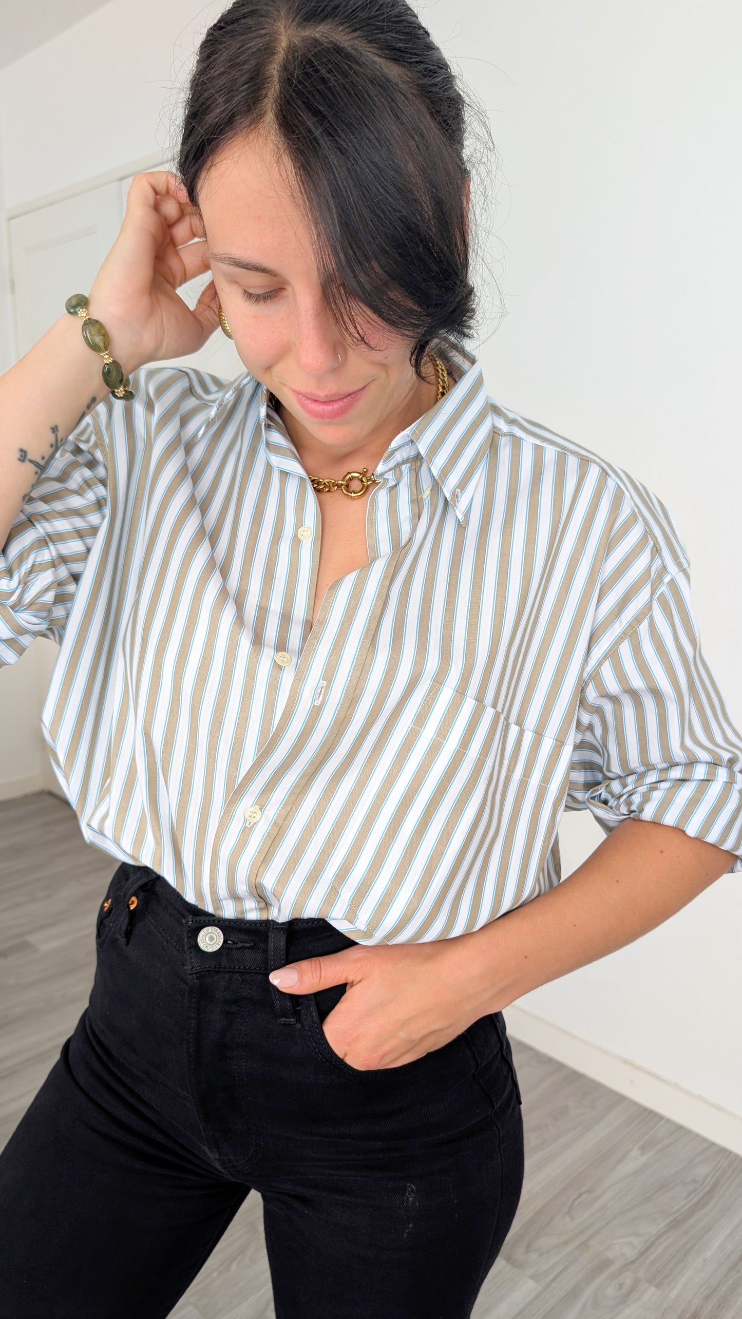 Chemise coton jusqu'à 44
