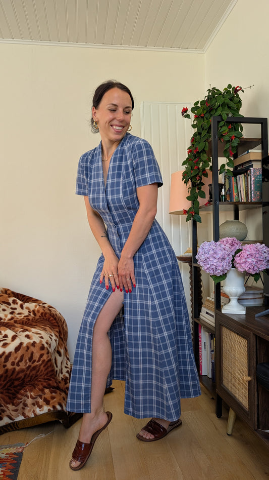 Robe longue coton 90s T38