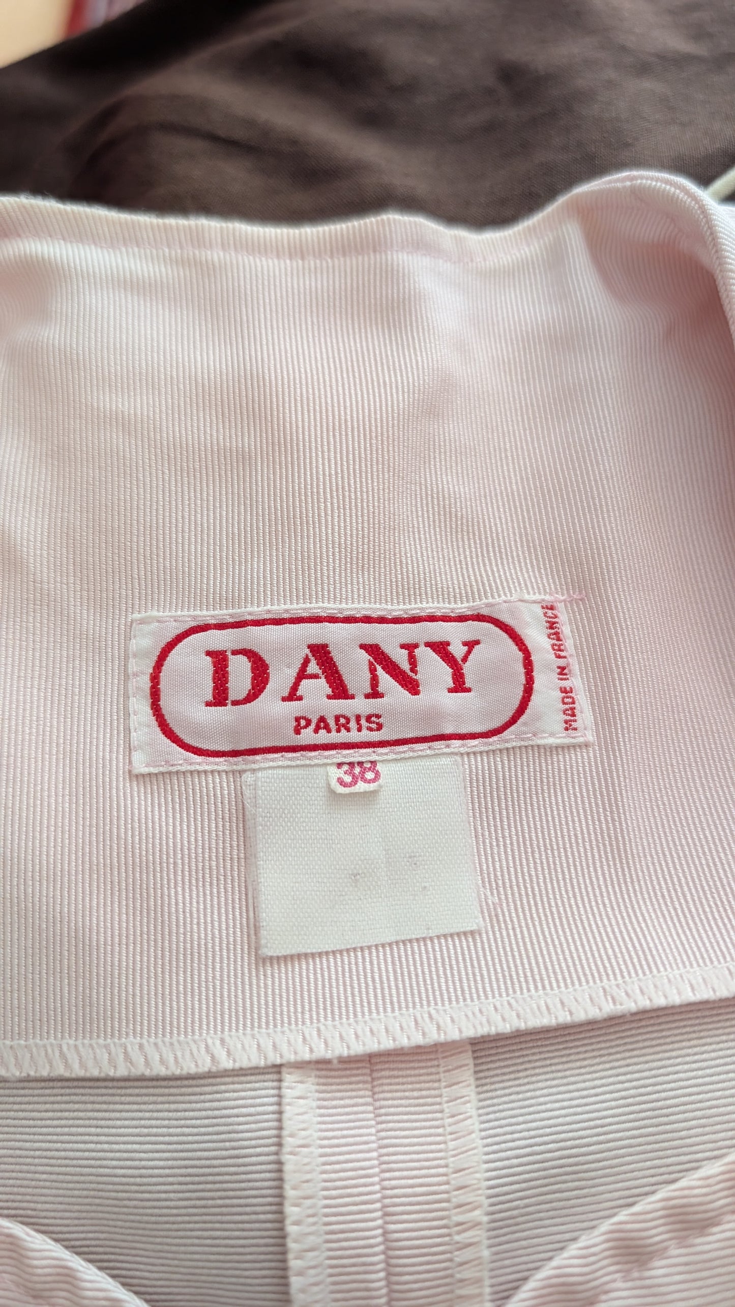 Blouse/veste 1980 coton T36