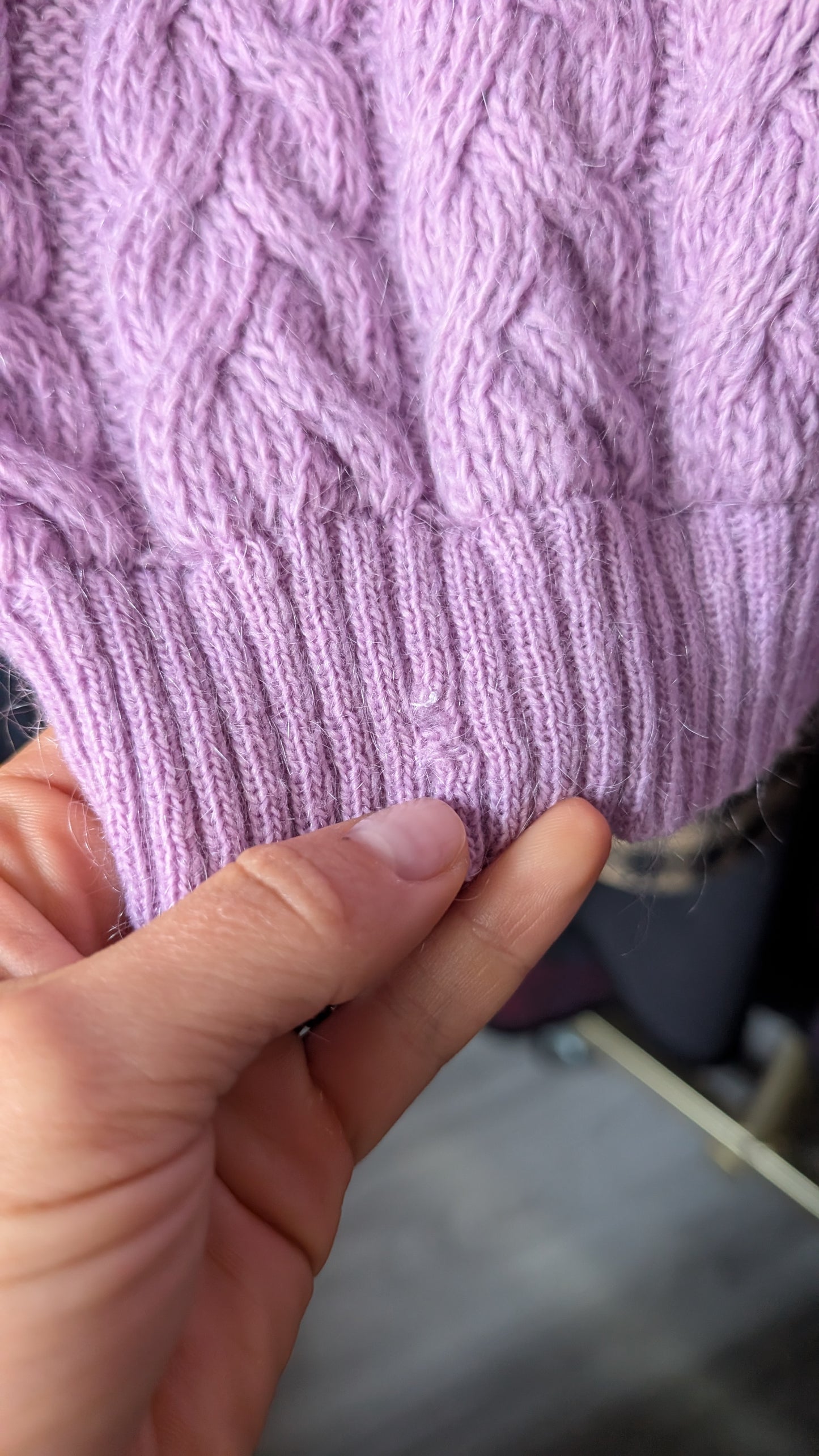 Pull laine et mohair T40-42