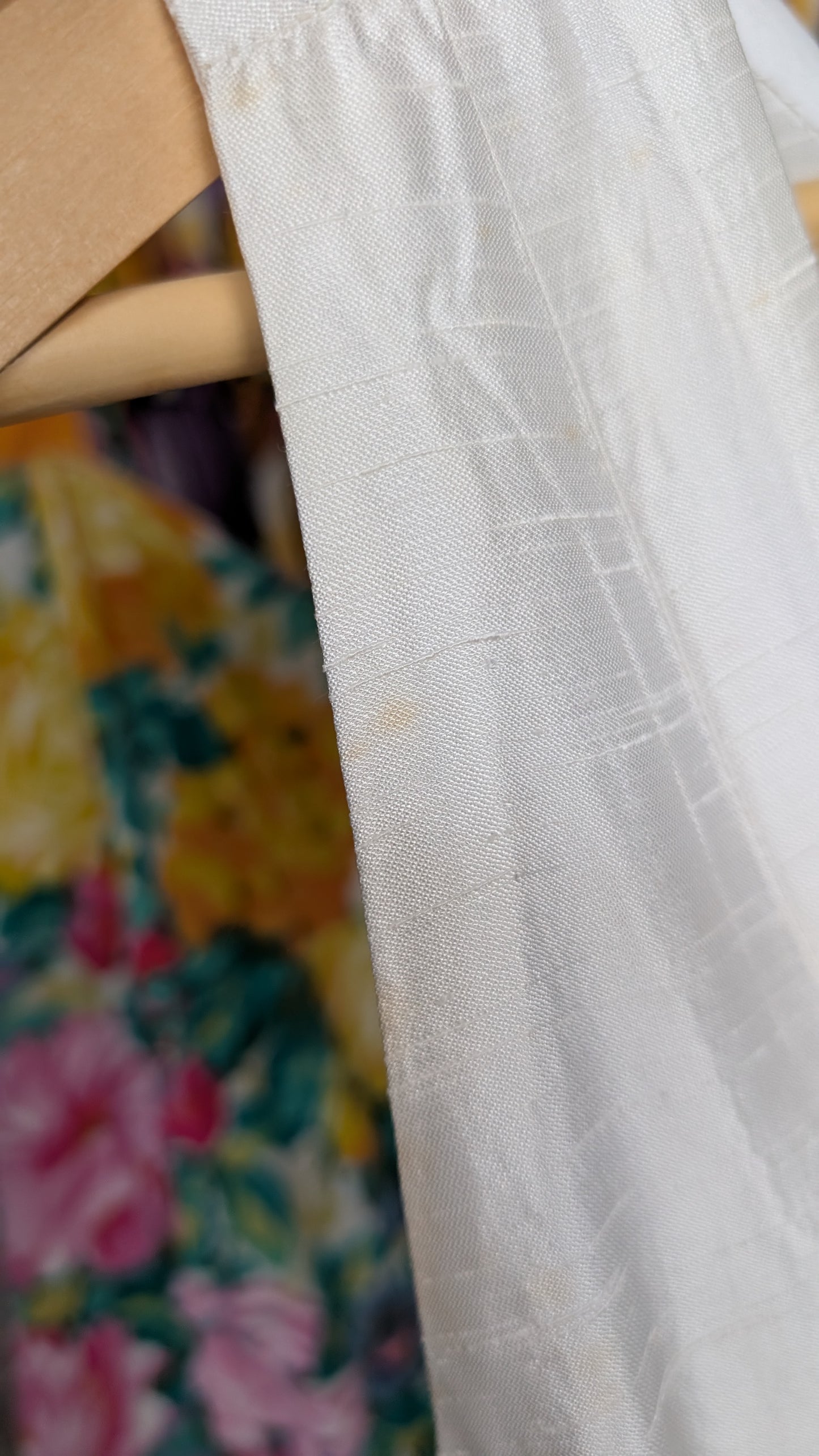Robe ancienne soie sauvage T36