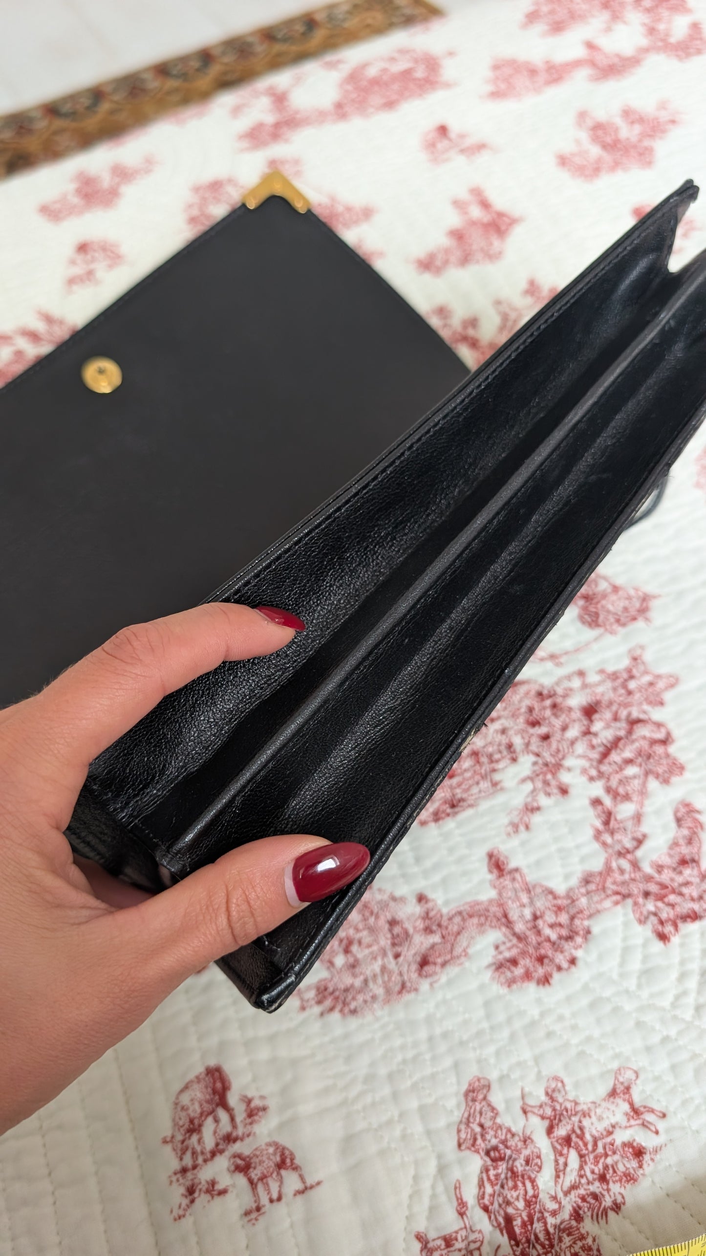 Sac cuir façon croco 70s