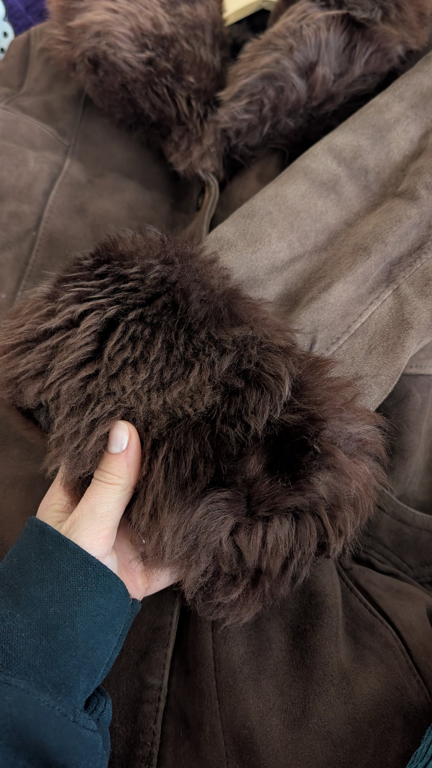 Manteau peau lainée T38-40