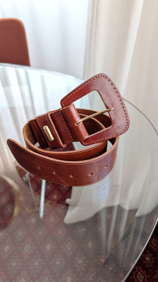 Ceinture en cuir 70s