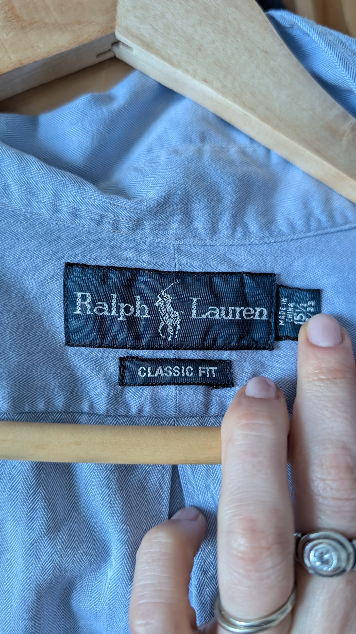 Chemise Ralph Lauren coton classique T40-42