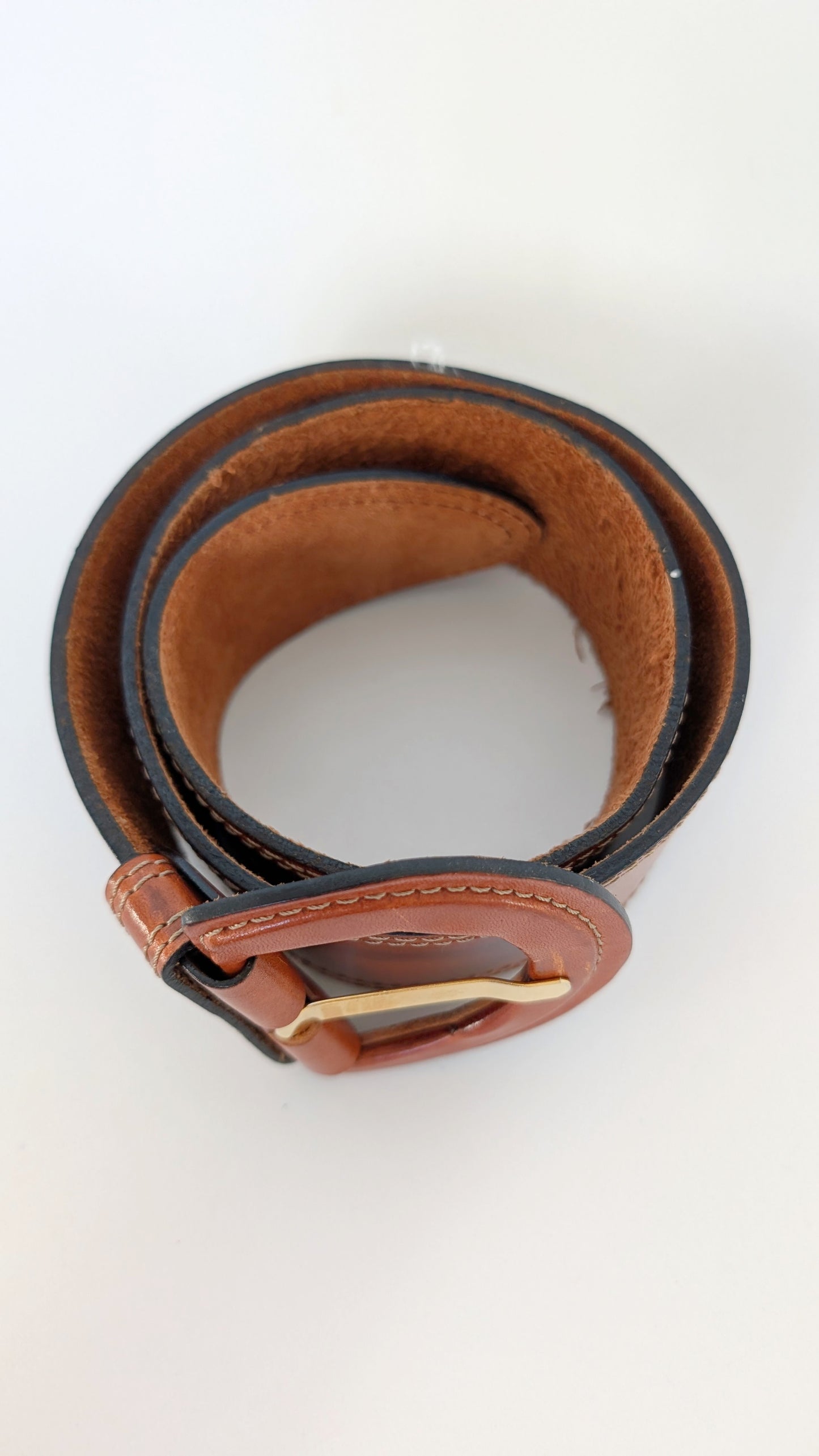 Ceinture cuir 70s 36