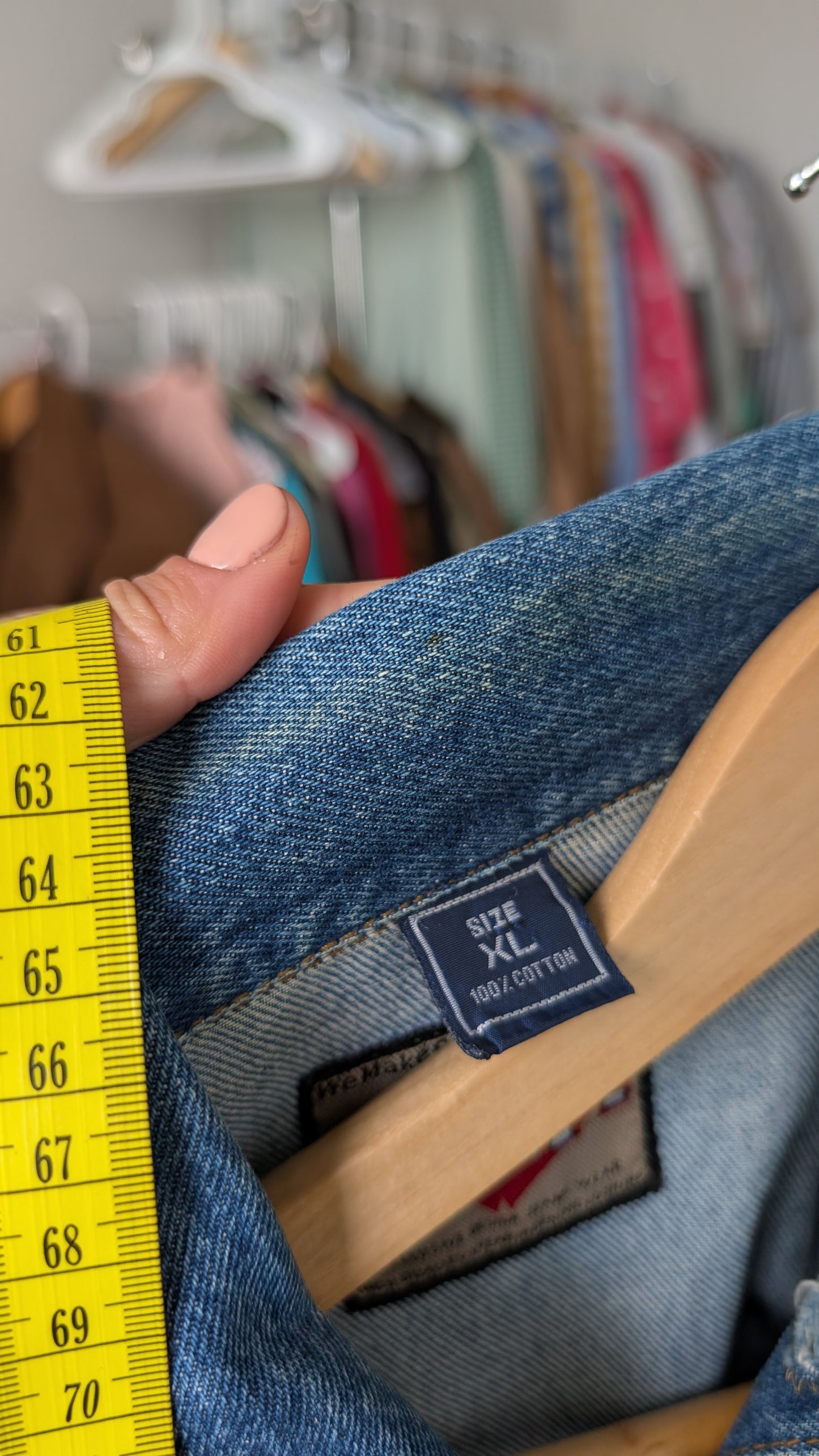 Veste jeans oversize 80s T40-42-44