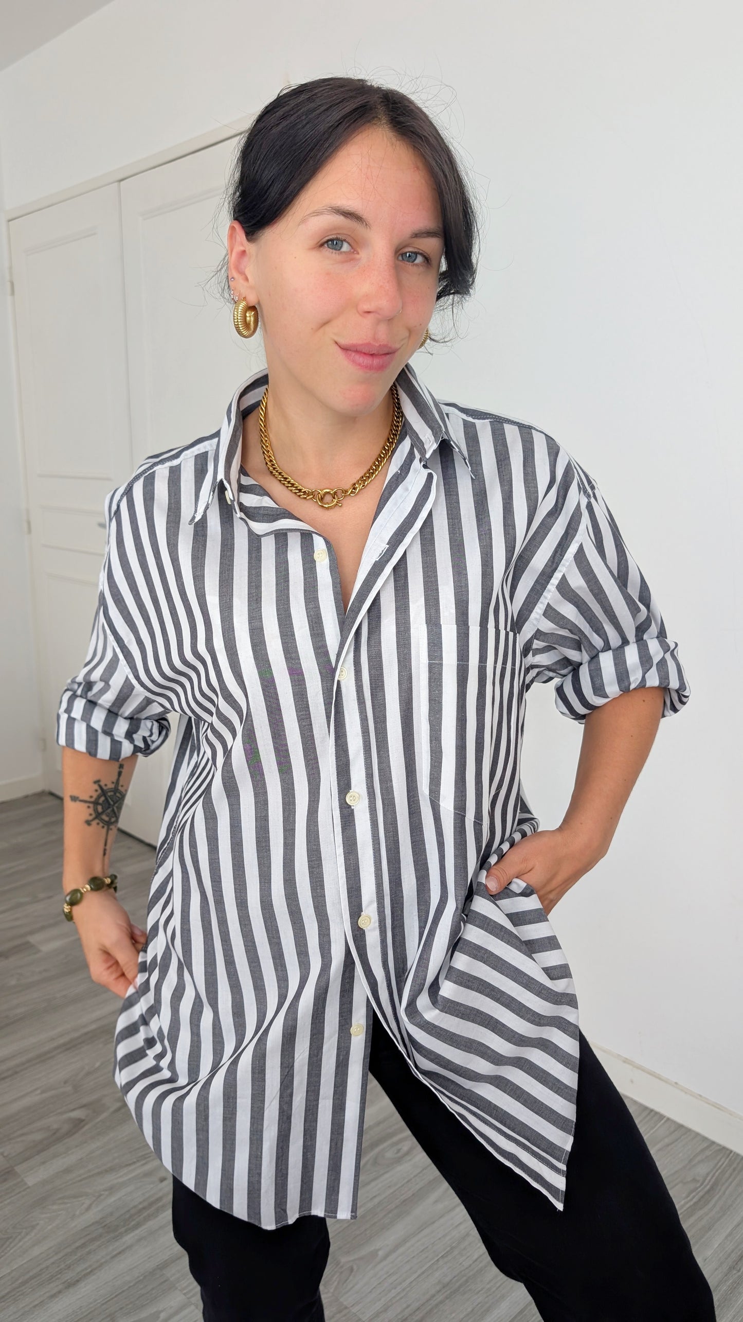Chemise coton jusqu'à 44