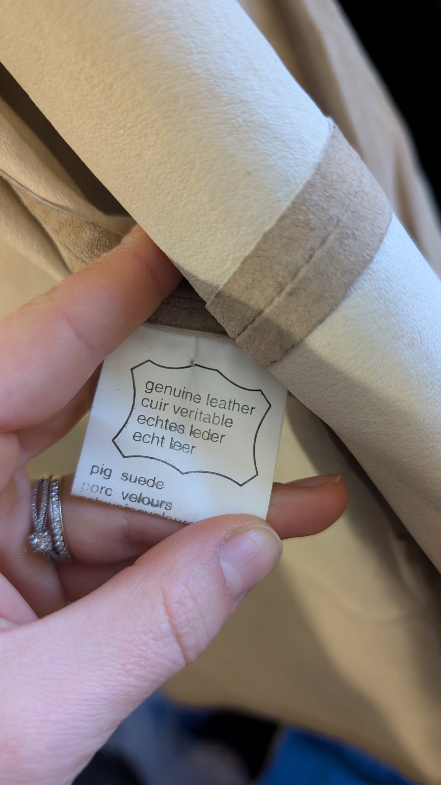 Chemise/veste daim du 34 au 44