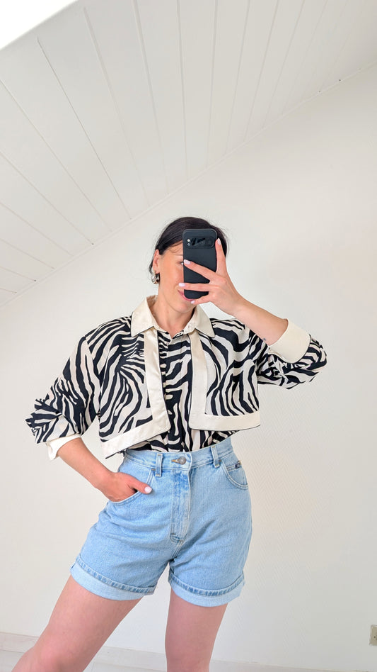Blouse soie 1980 T40-42