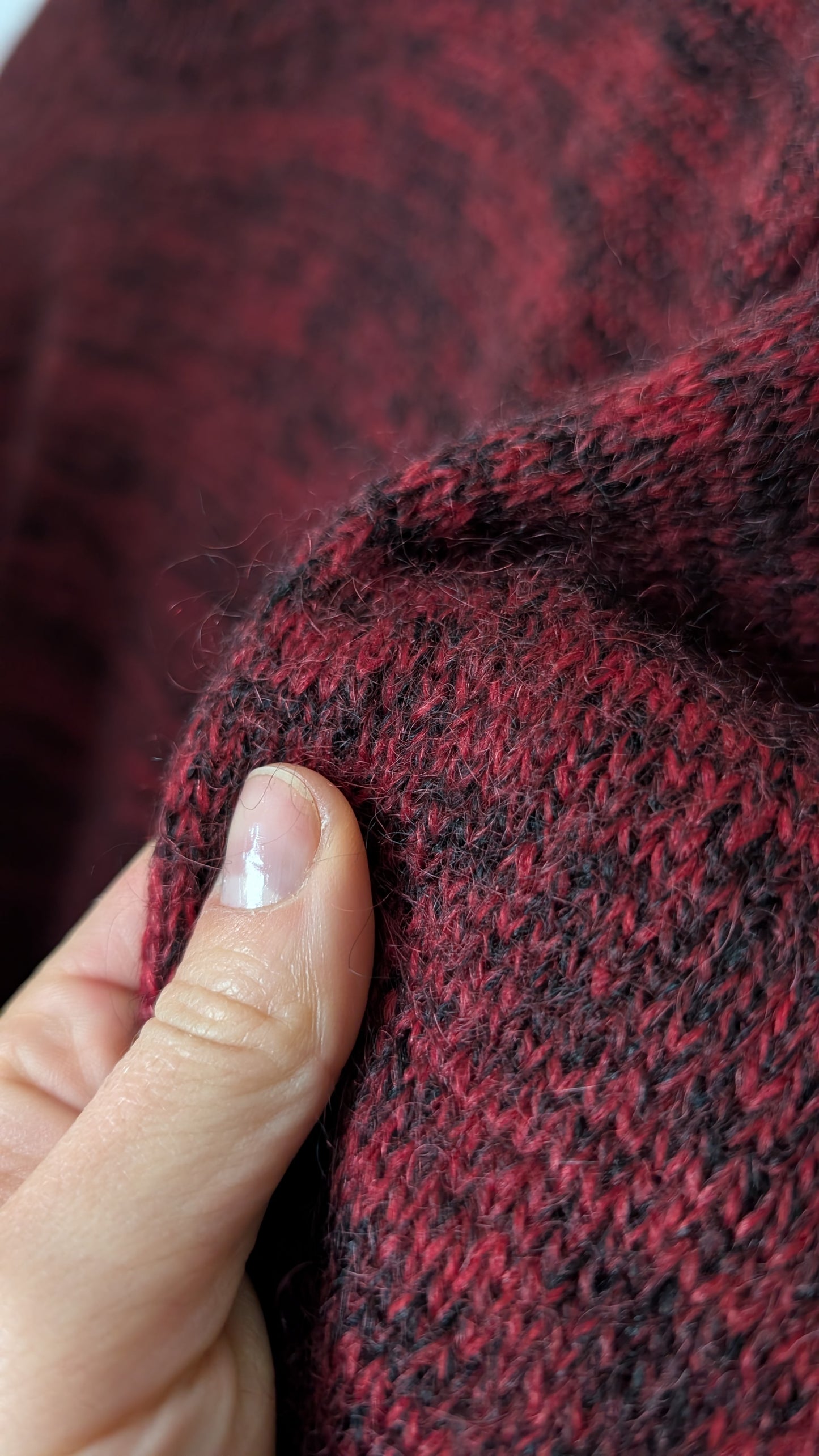 Pull laine douce jusqu'à une T42