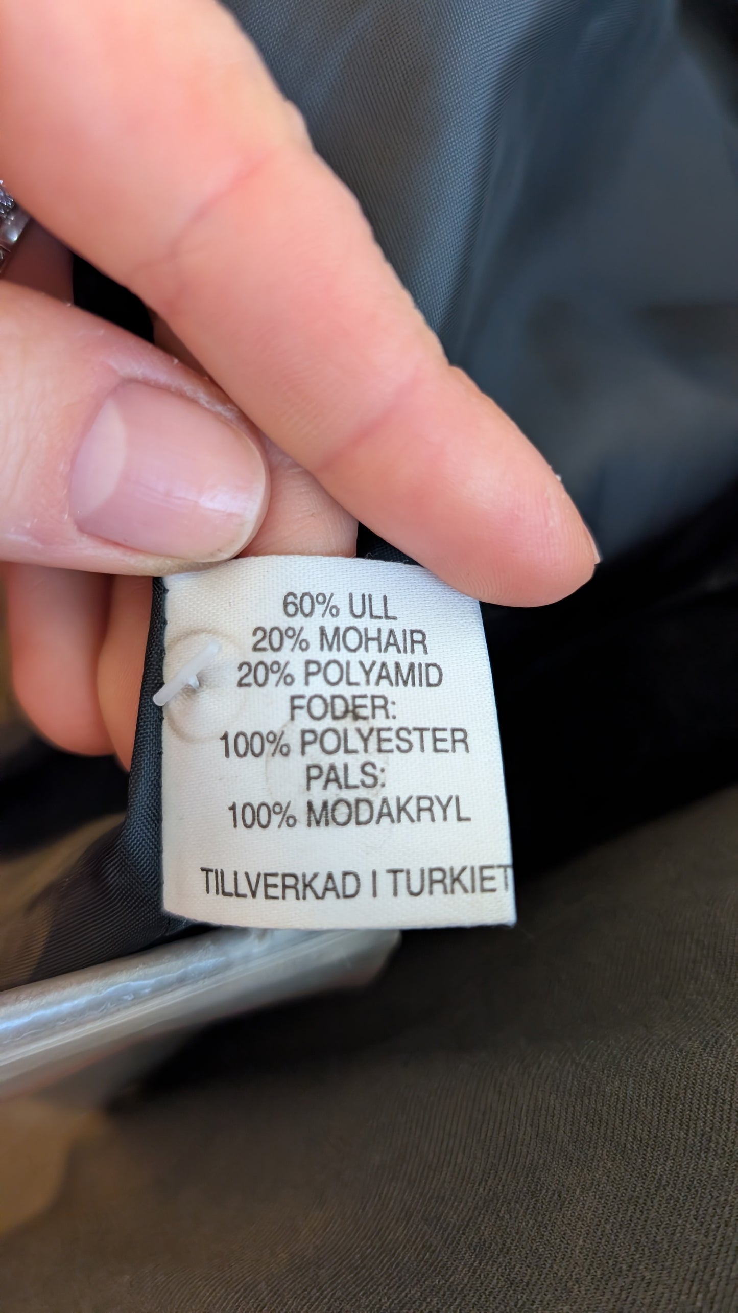 Manteau laine et mohair T38-40