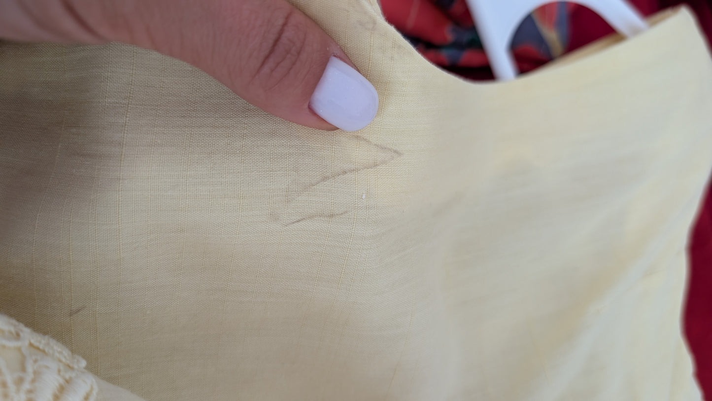 Robe 50s coton faite main T36