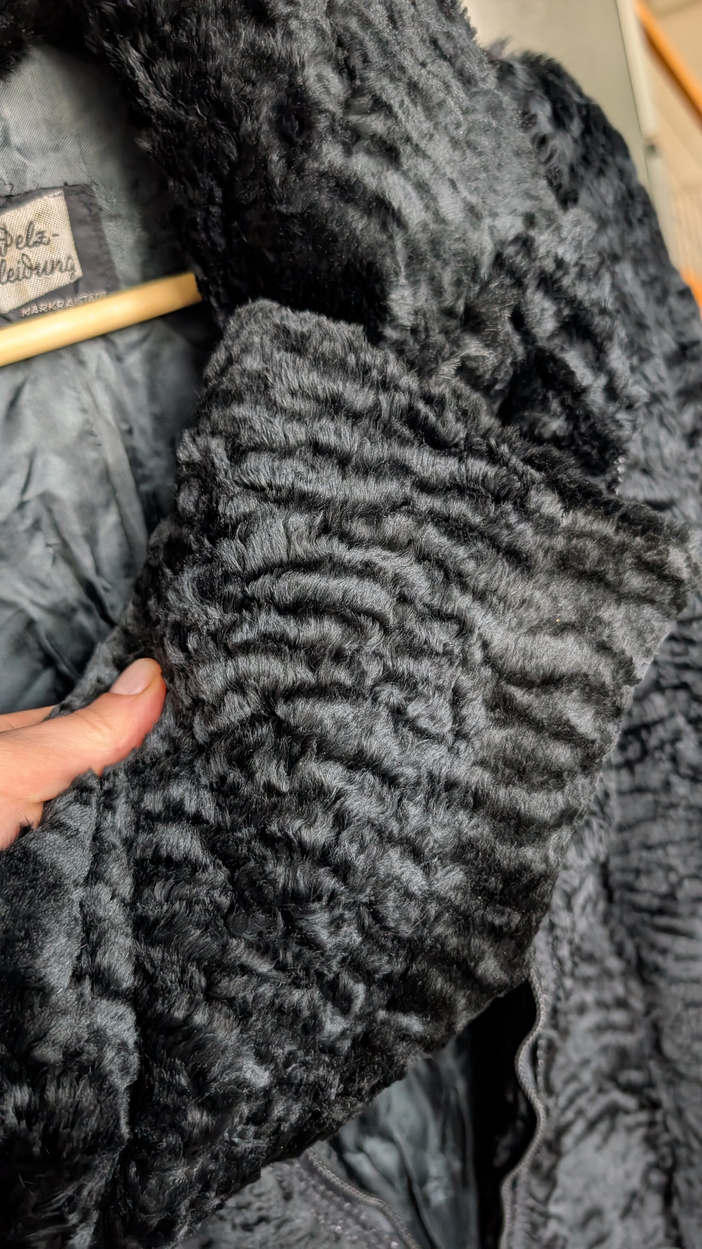 Blouson fourrure 70s T38-40