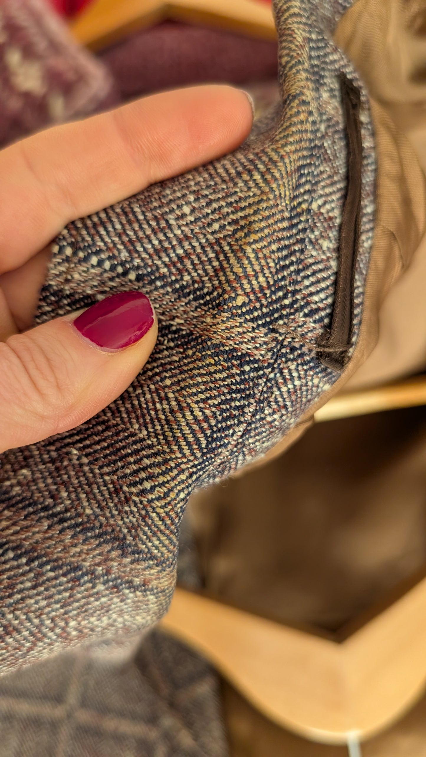 Blazer 70s laine 38-40