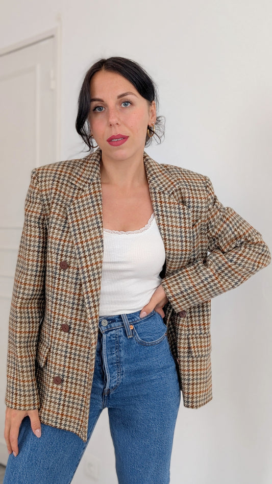 Blazer laine 80s T36-38