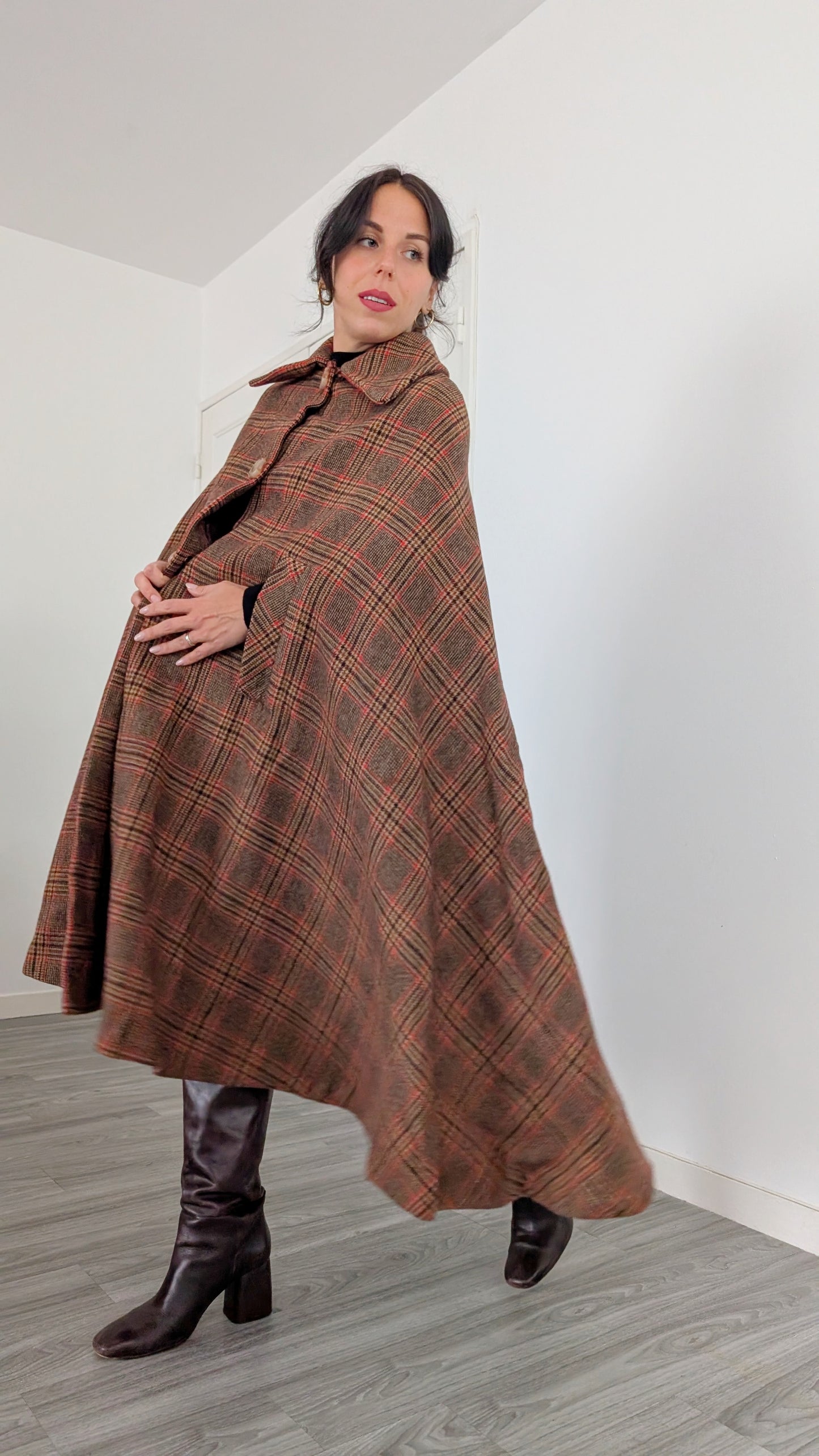 Cape laine rare 1970 taille unique