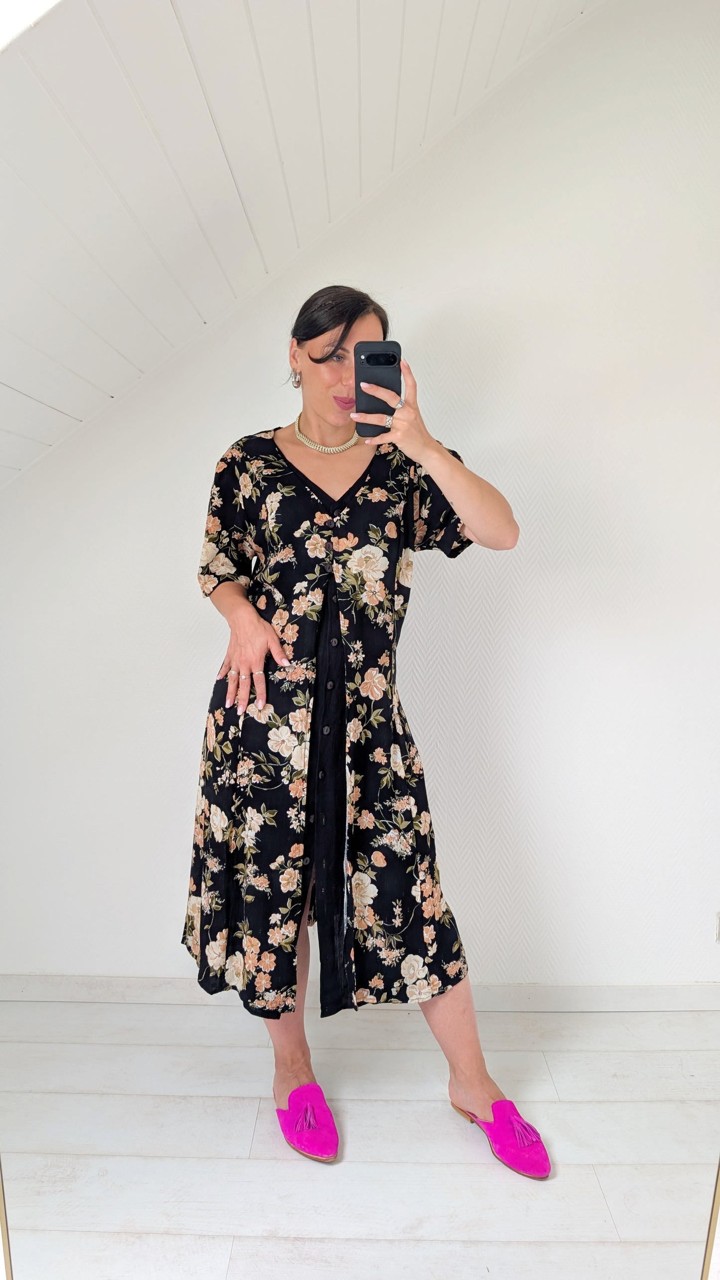 Robe 90s viscose T40-42