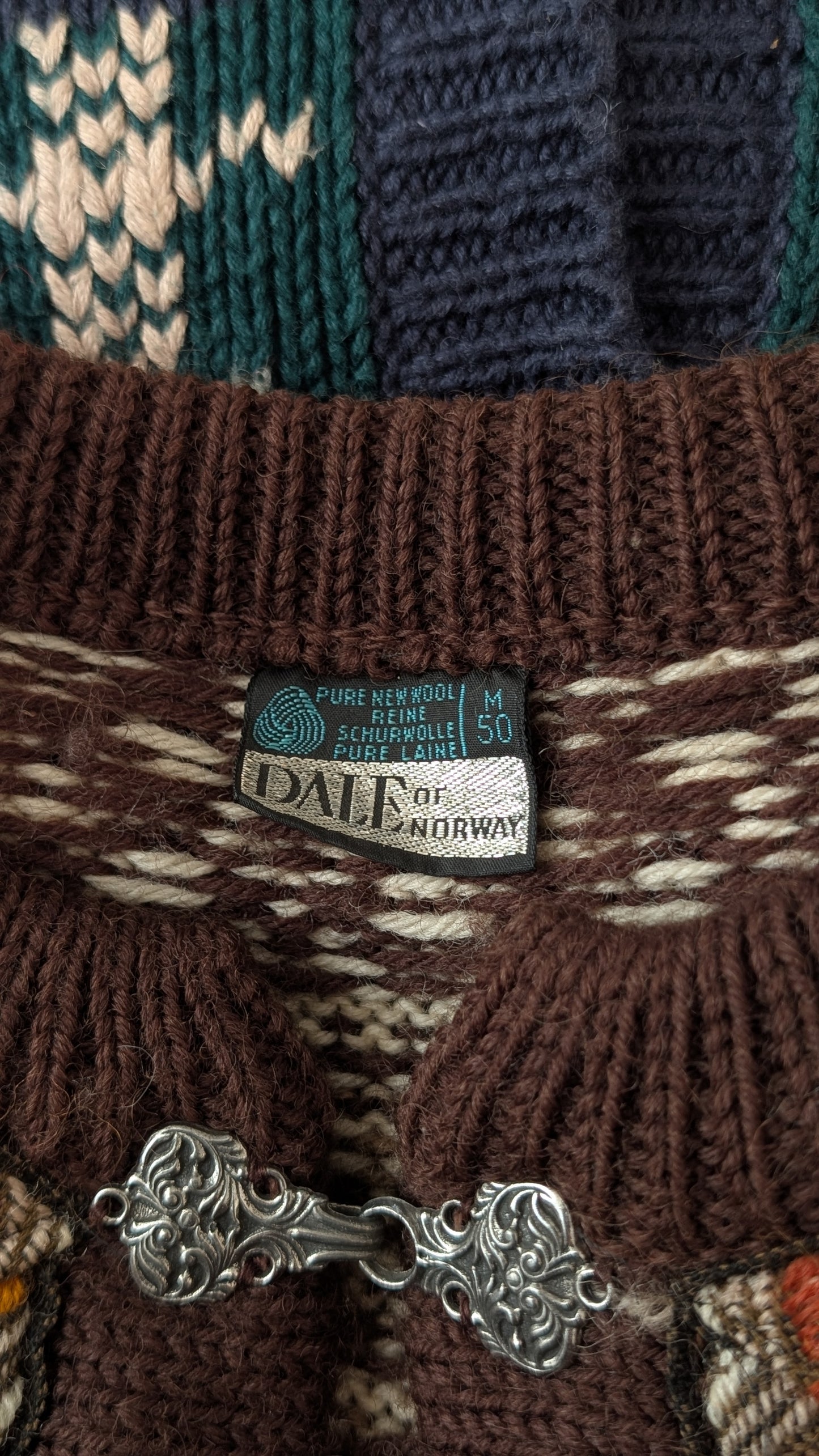 Cardigan norvégien pure laine T40-42