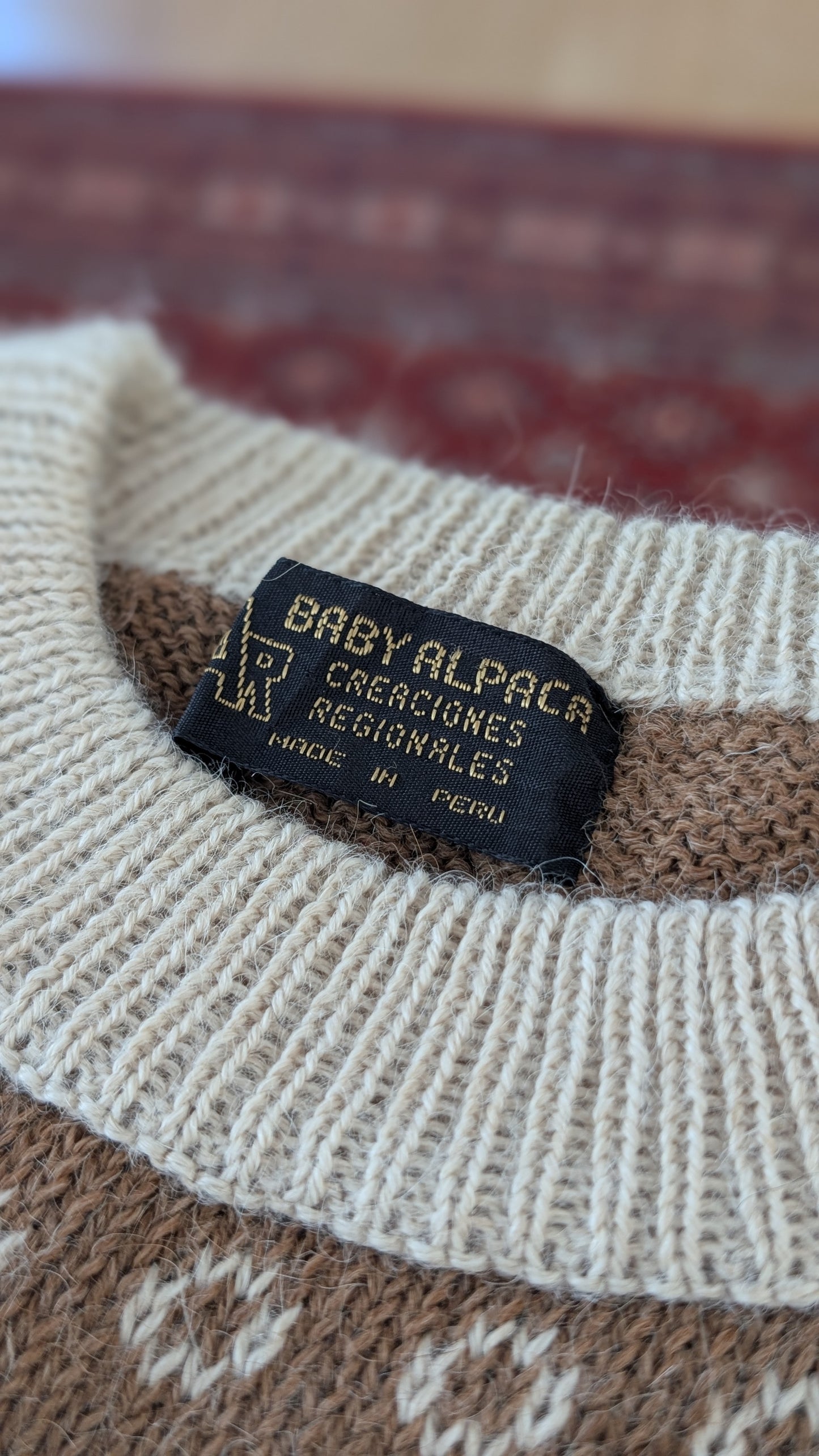 Pull baby alpaca made in Pérou T38-40