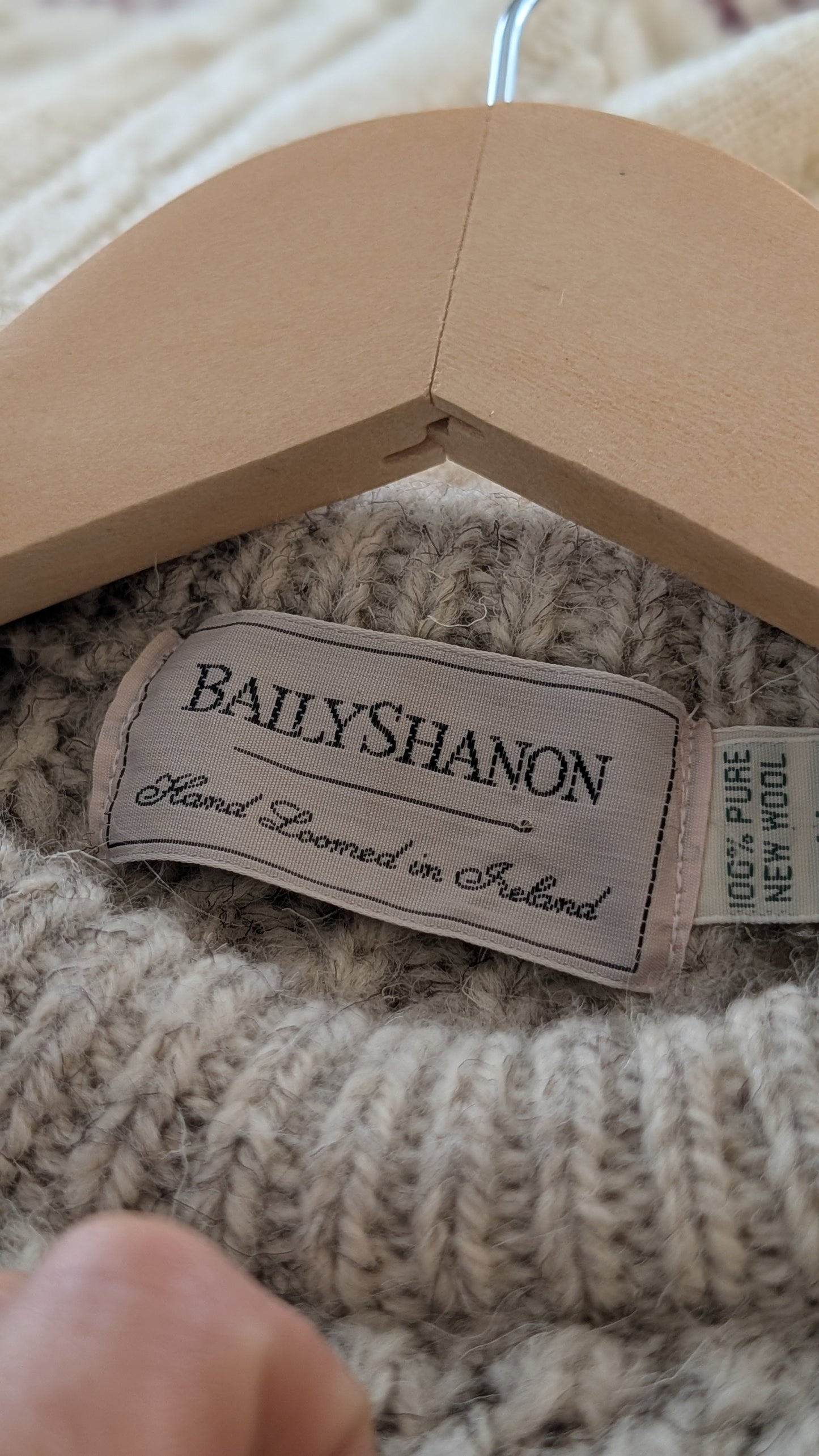 Pull irlandais pure laine T40-42
