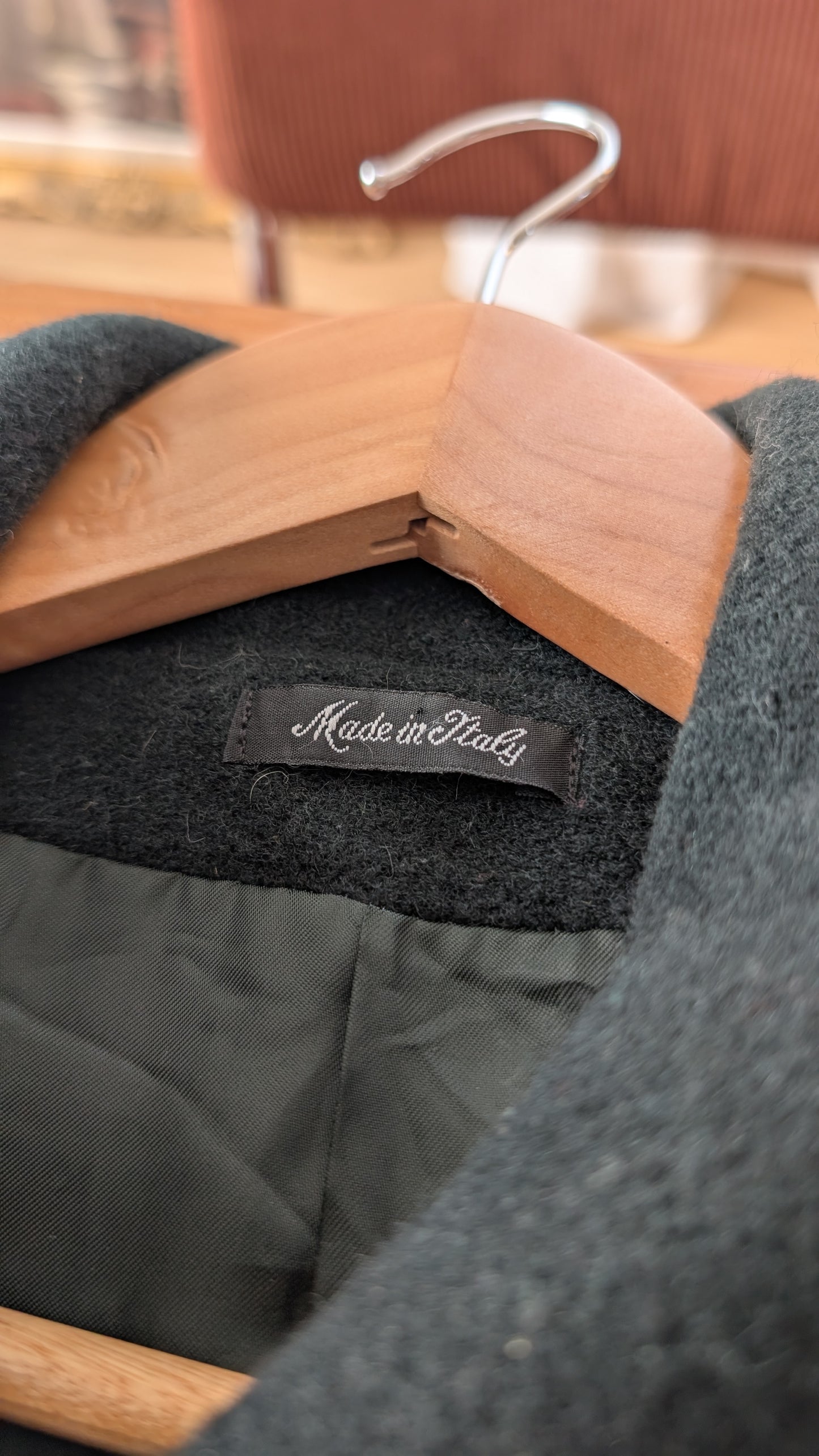 Manteau en pure laine T40-42