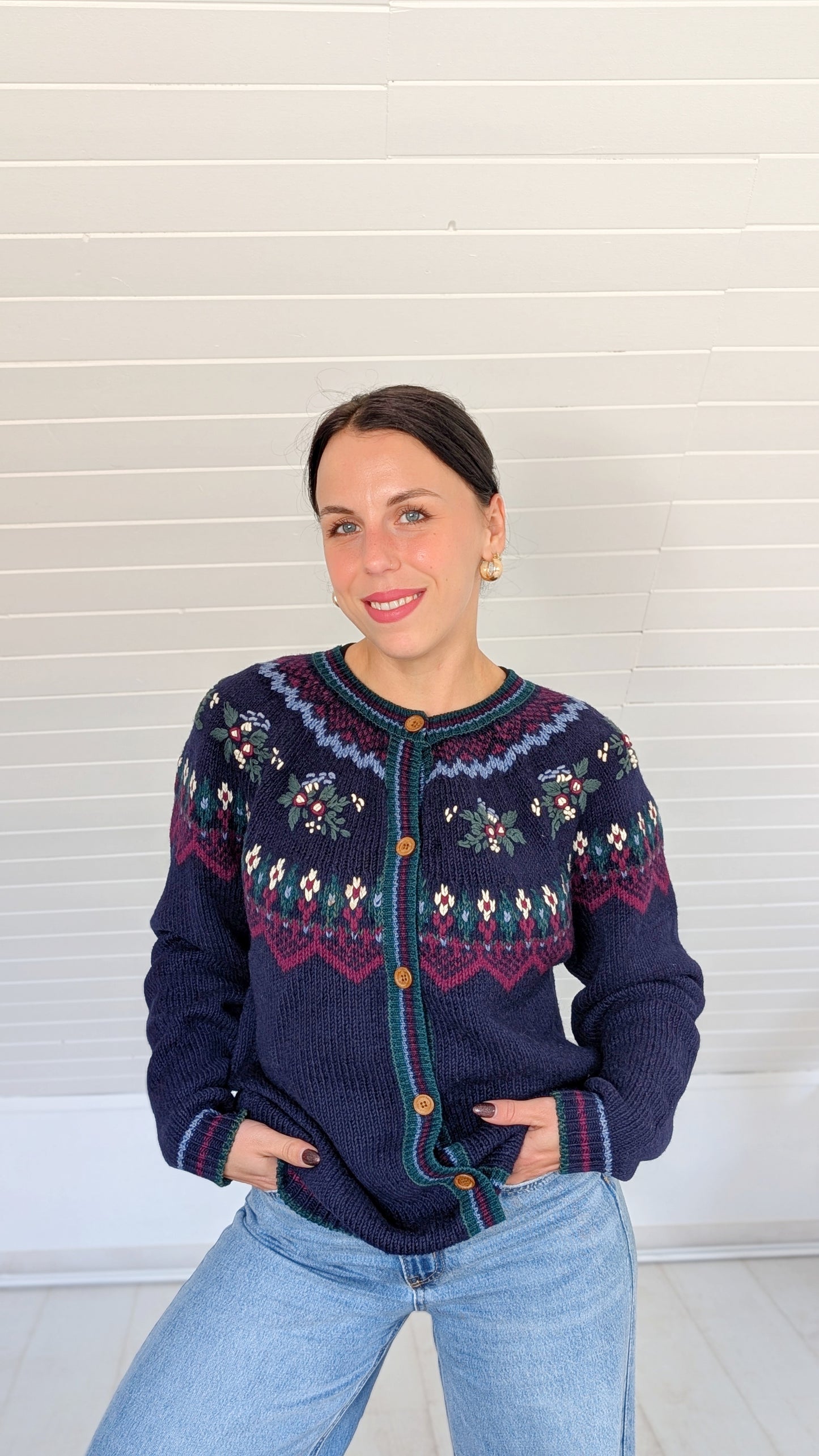 Pull laine et coton T40-42