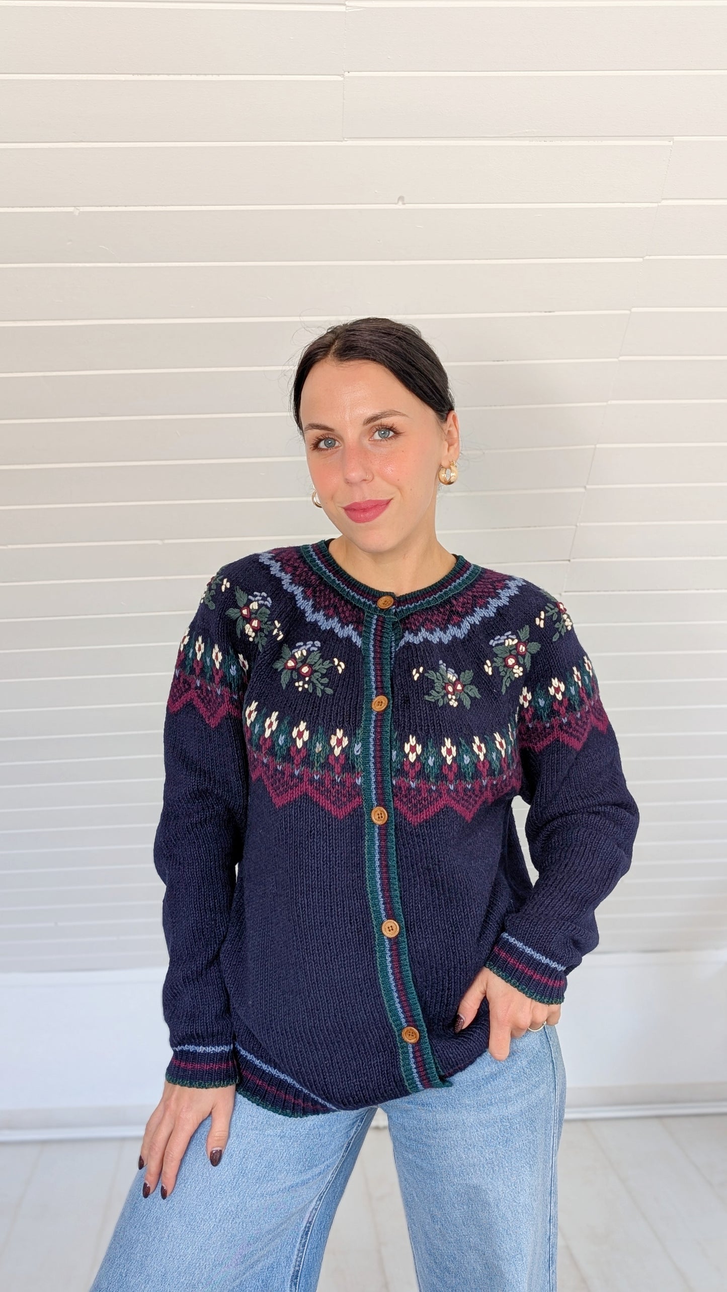 Pull laine et coton T40-42