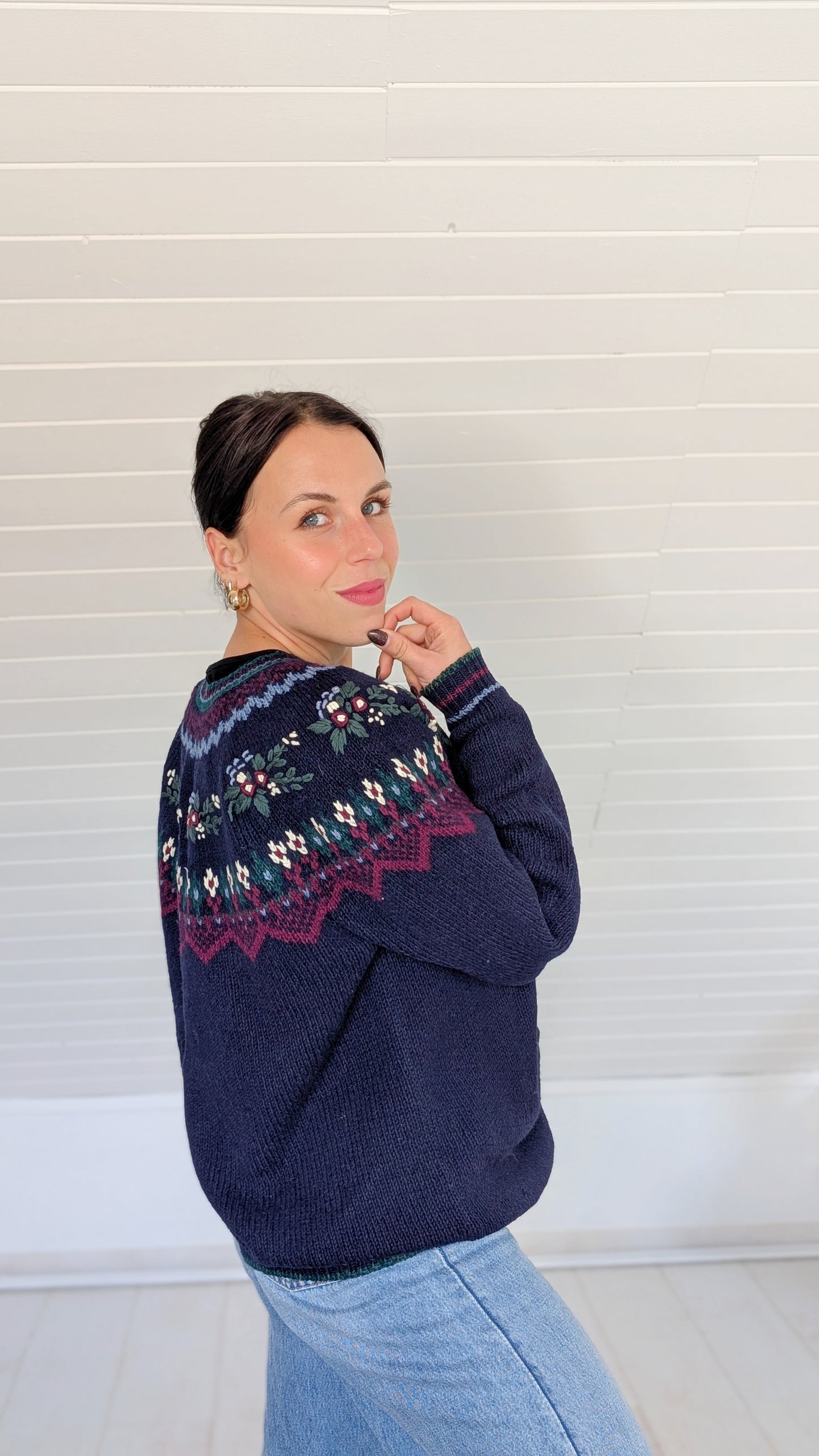 Pull laine et coton T40-42