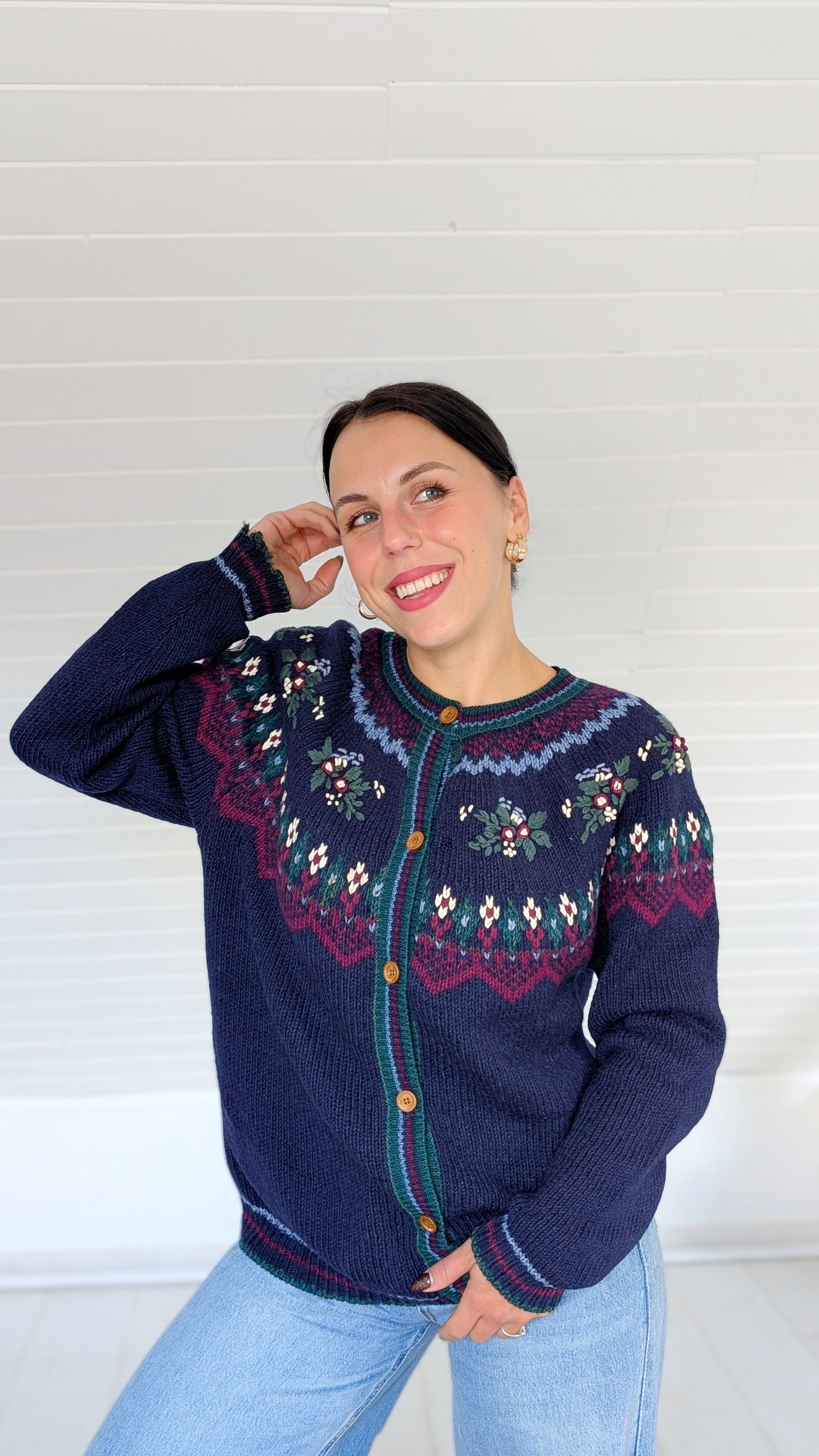 Pull laine et coton T40-42