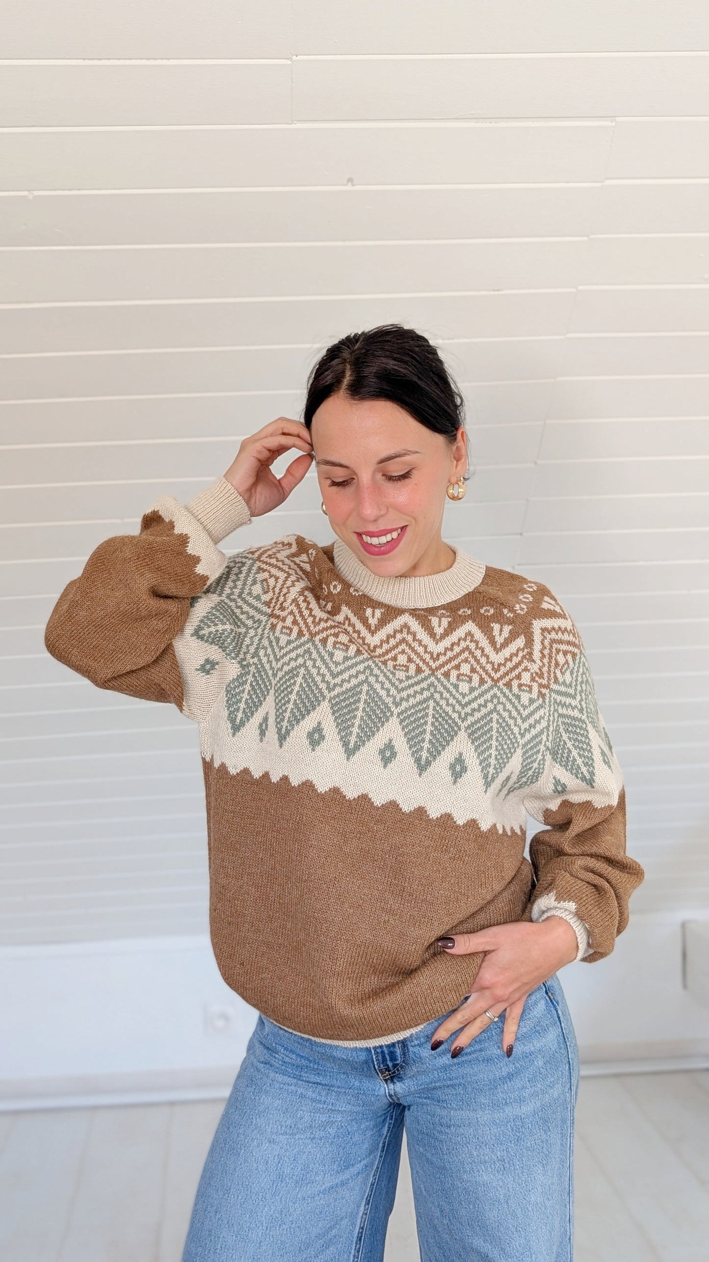 Pull baby alpaca made in Pérou T38-40