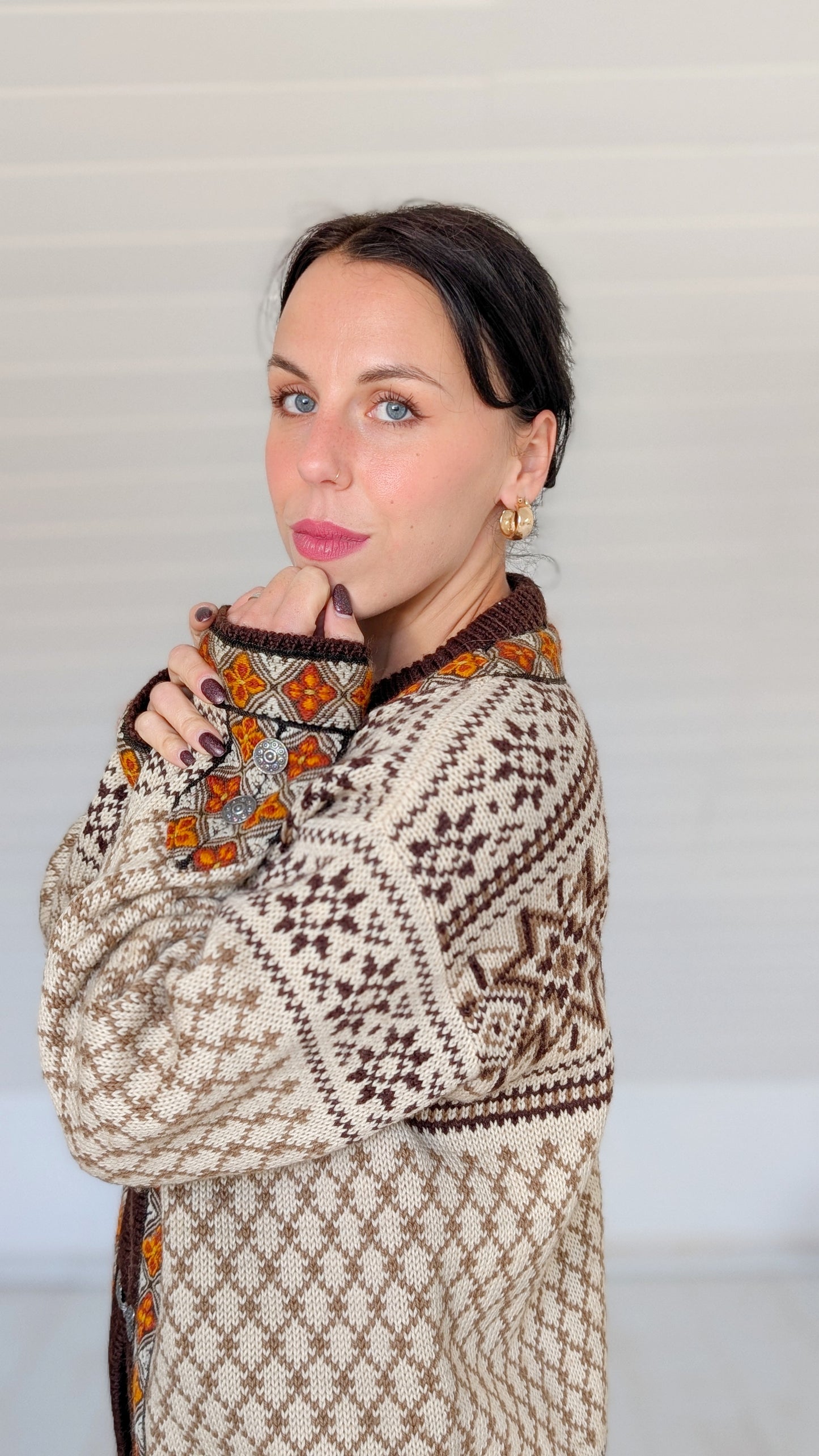 Cardigan norvégien pure laine T40-42