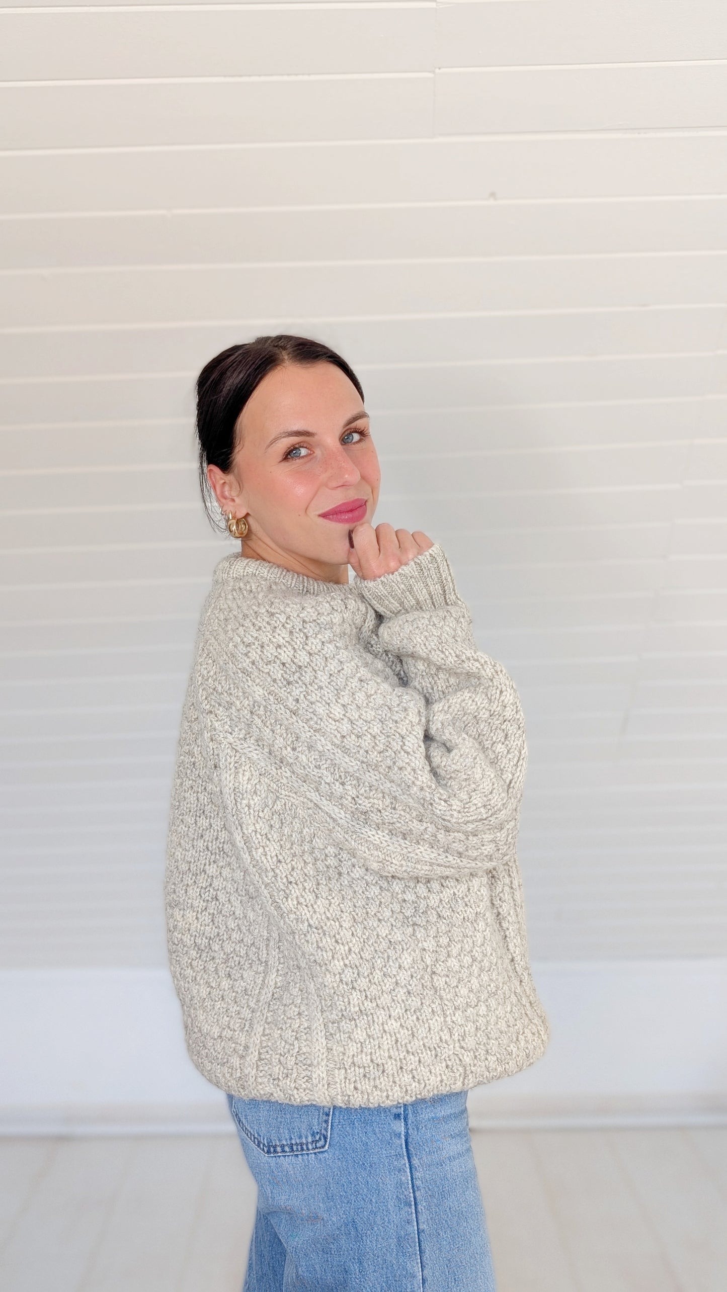 Pull irlandais pure laine T40-42