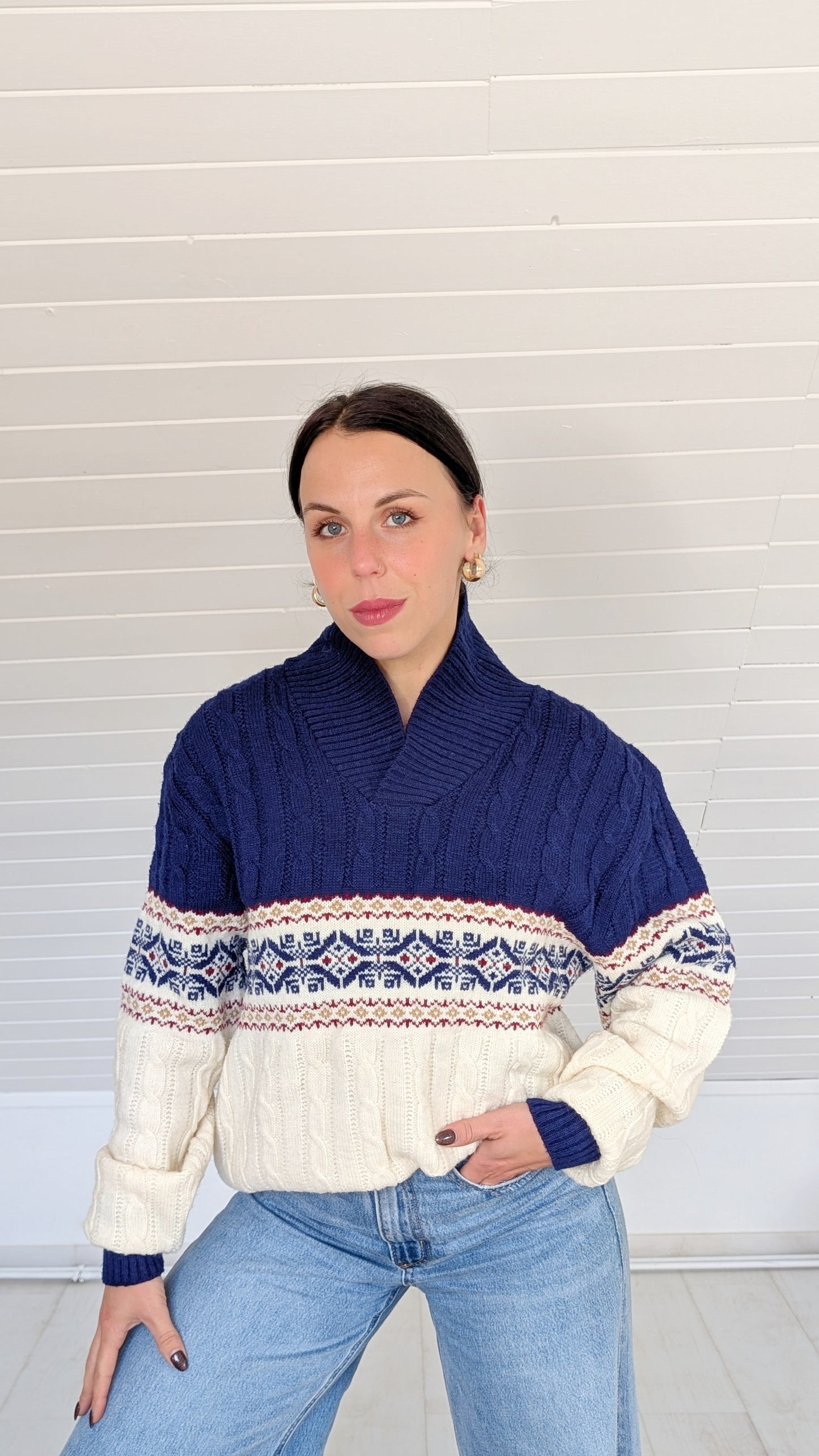 Pull pure laine fabriqué au USA T40-42
