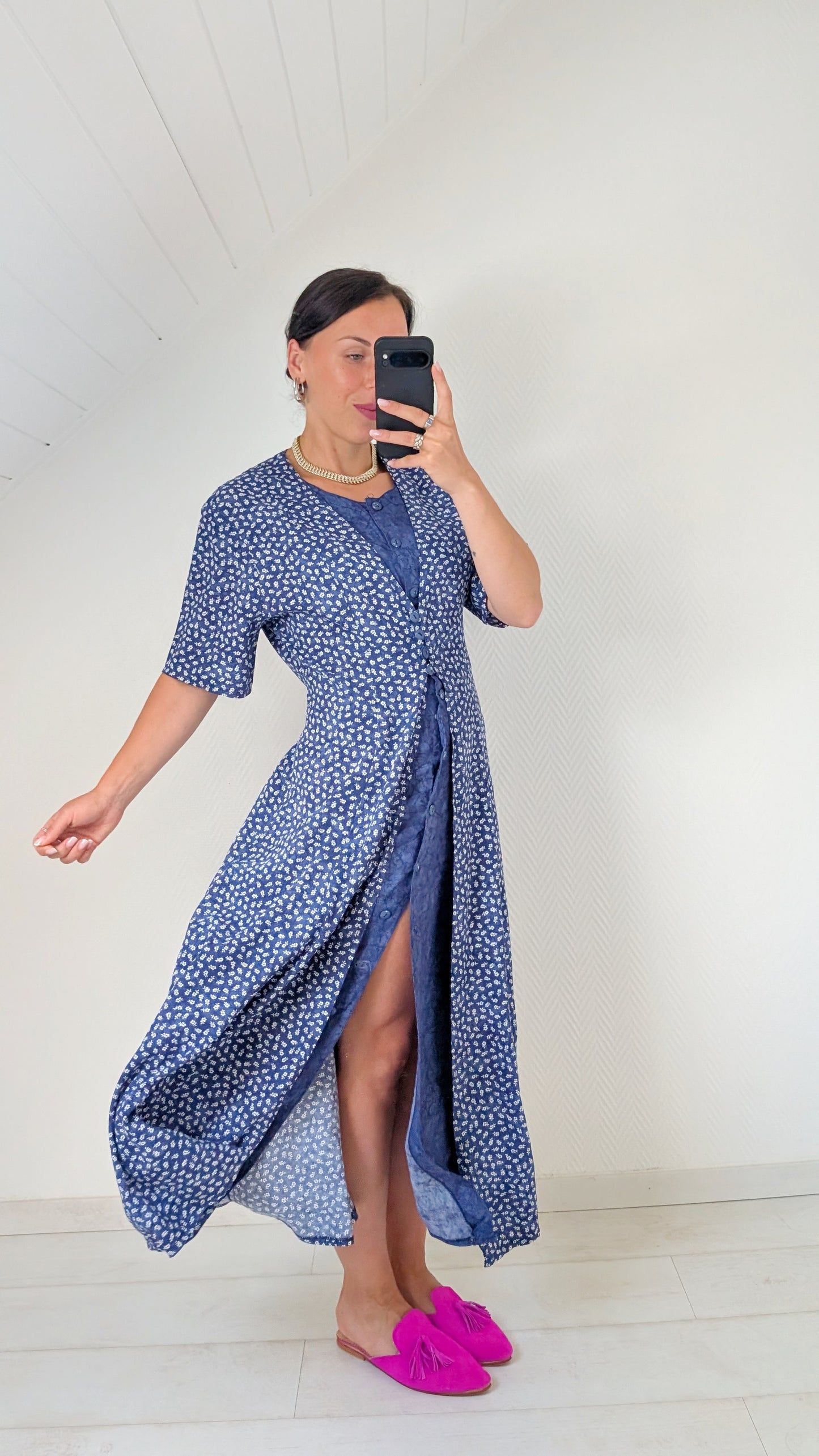 Robe 90s viscose T40-42