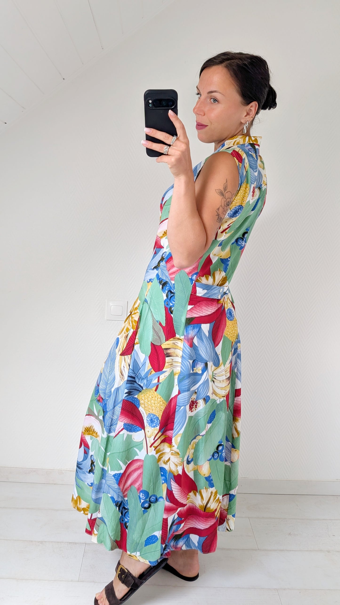 Robe 90s viscose T38