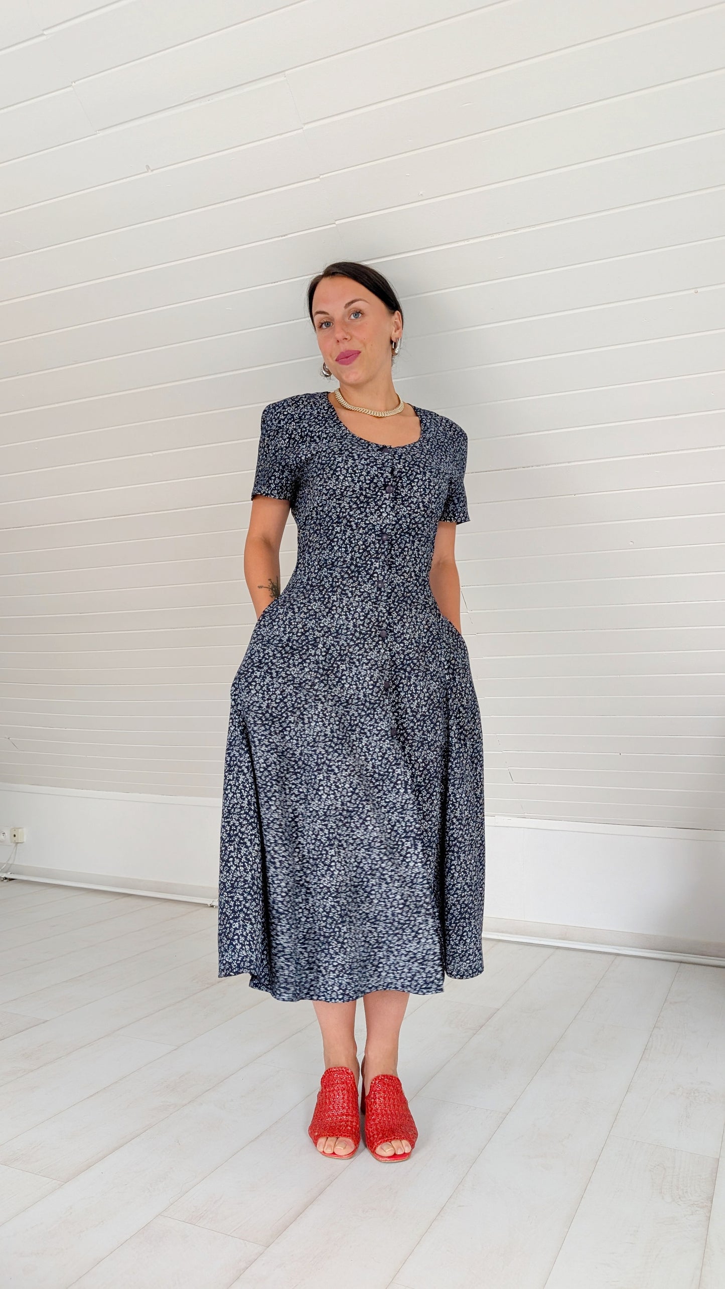 Robe 90s viscose T38
