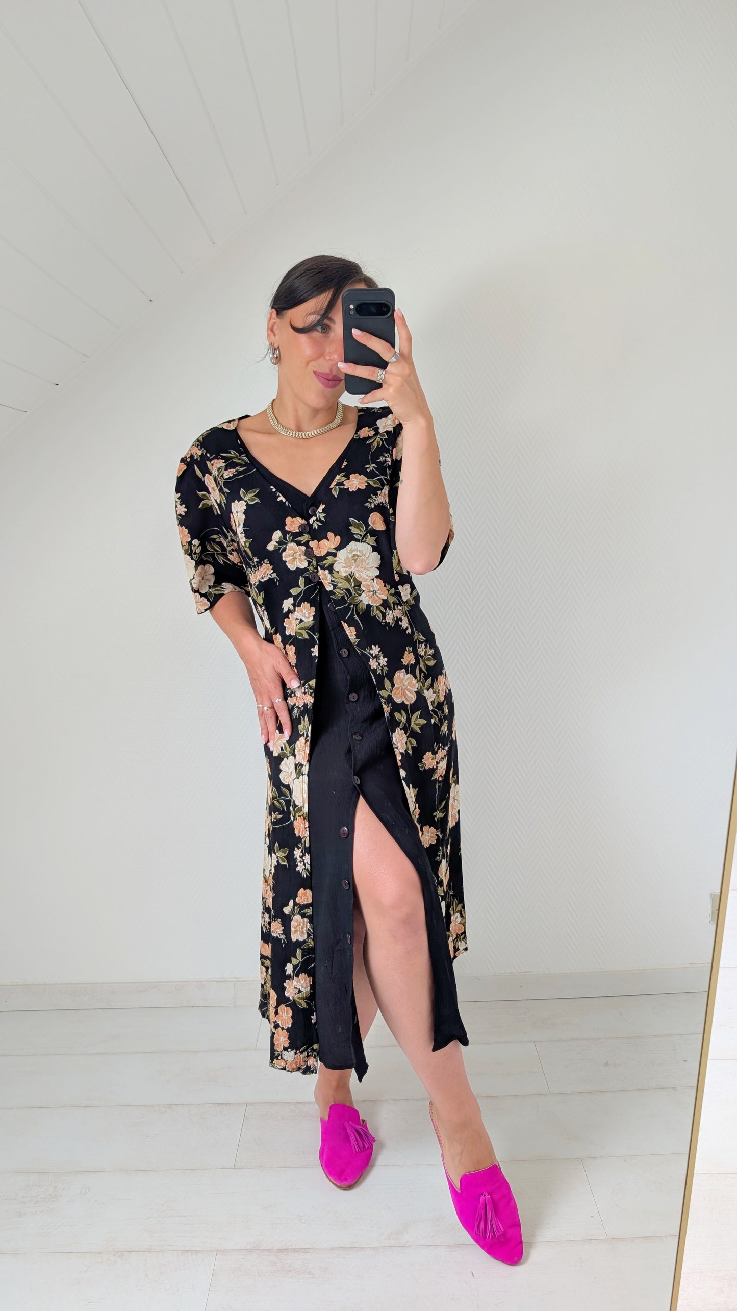 Robe 90s viscose T40-42