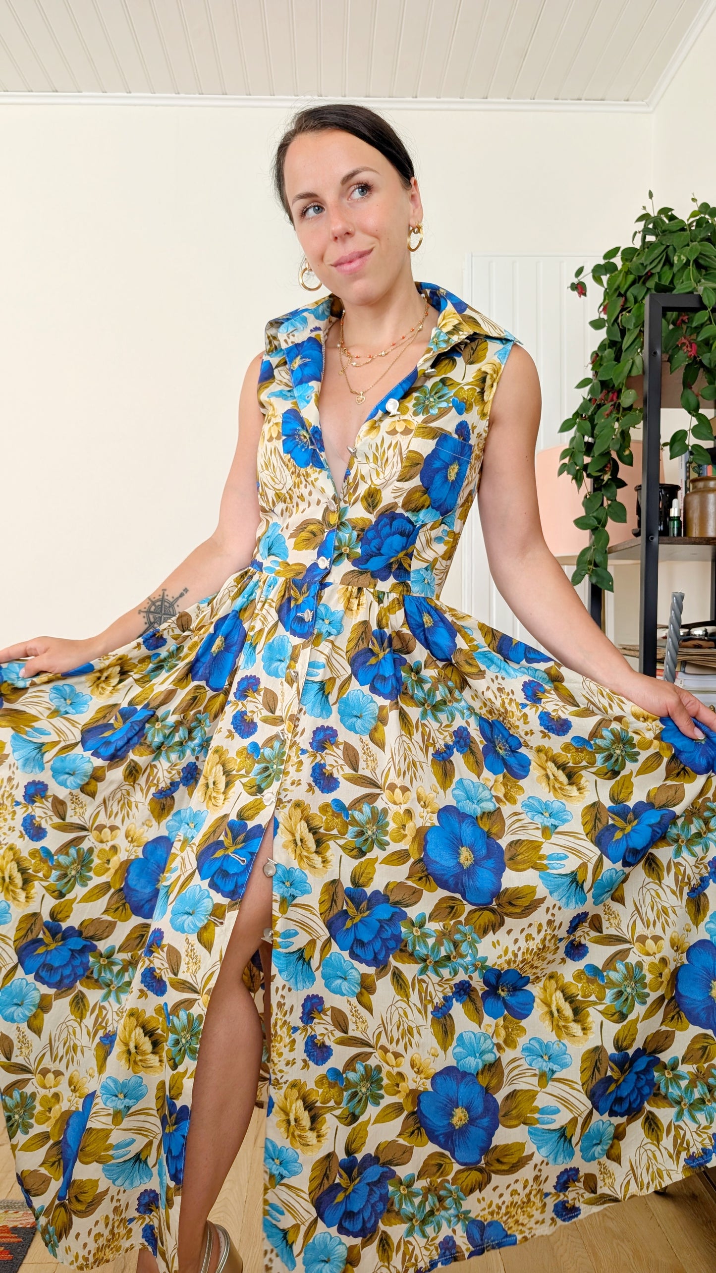 Robe coton 80s T36