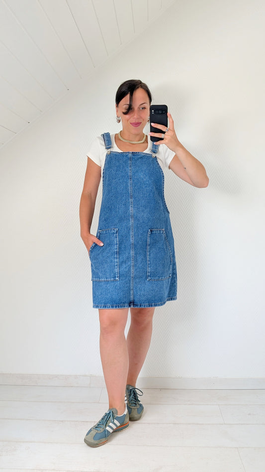 Salopette robe denim 90s T40