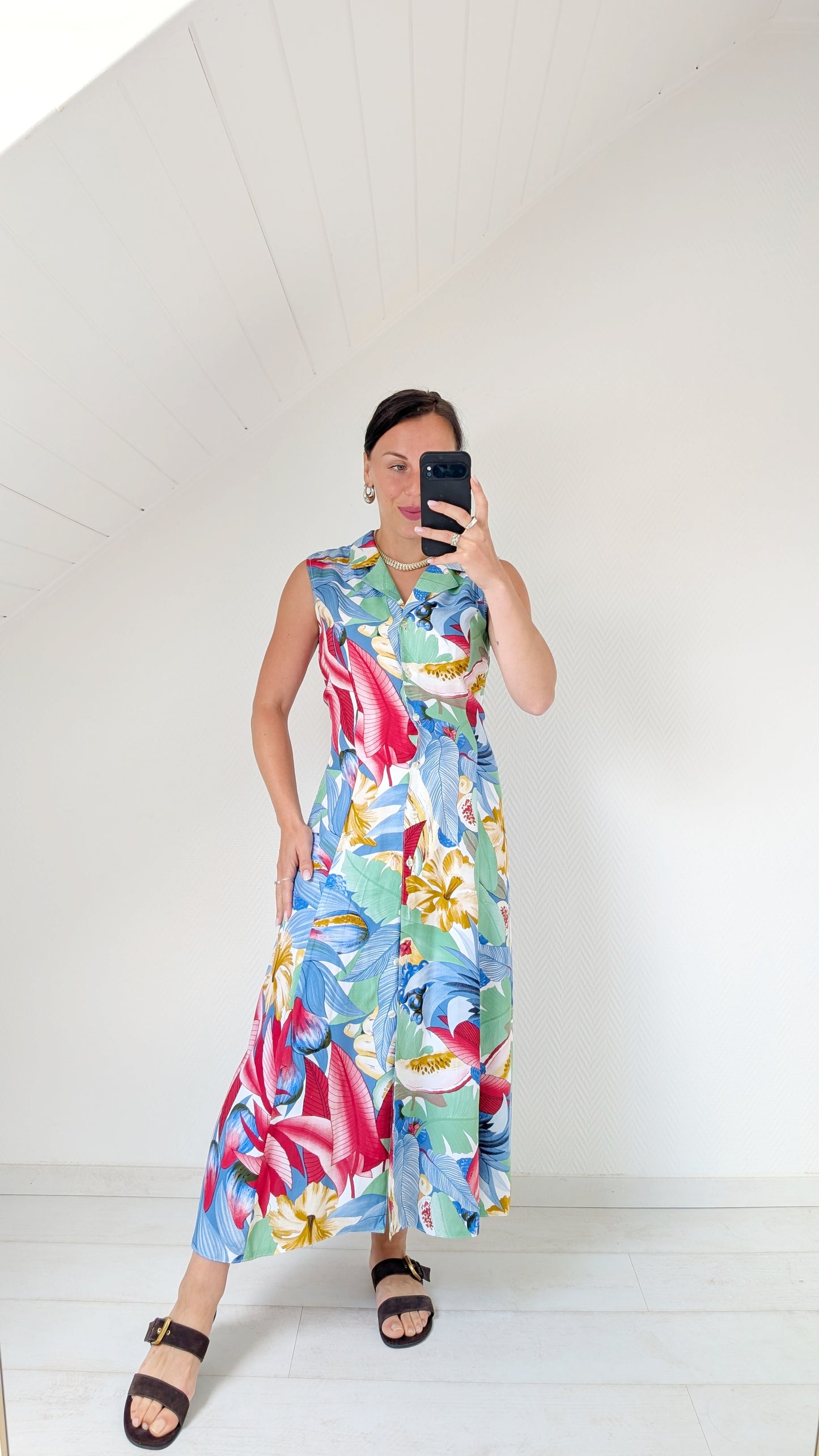 Robe 90s viscose T38