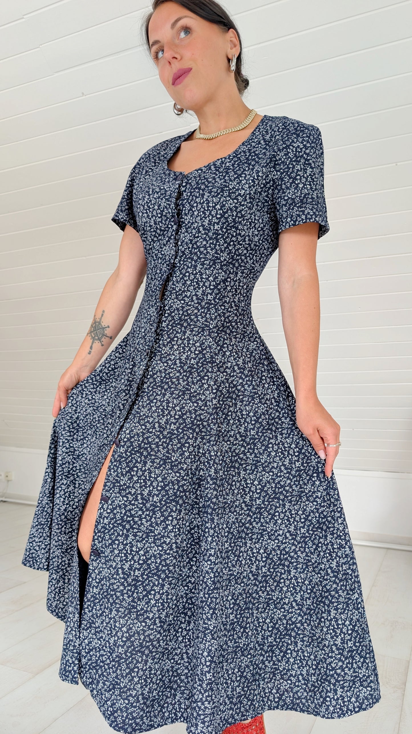Robe 90s viscose T38