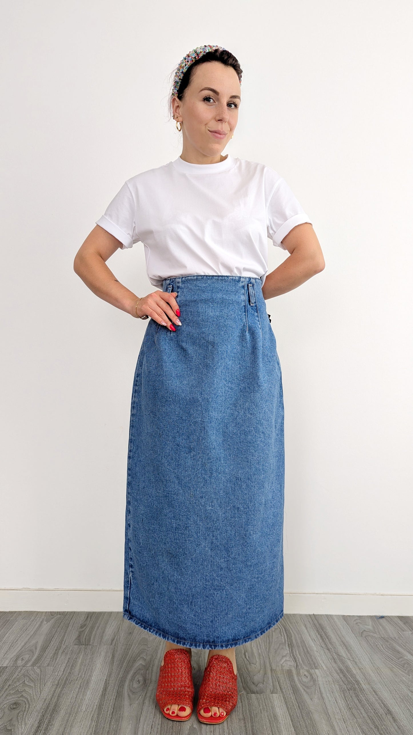 Robe maxi jeans taille 42