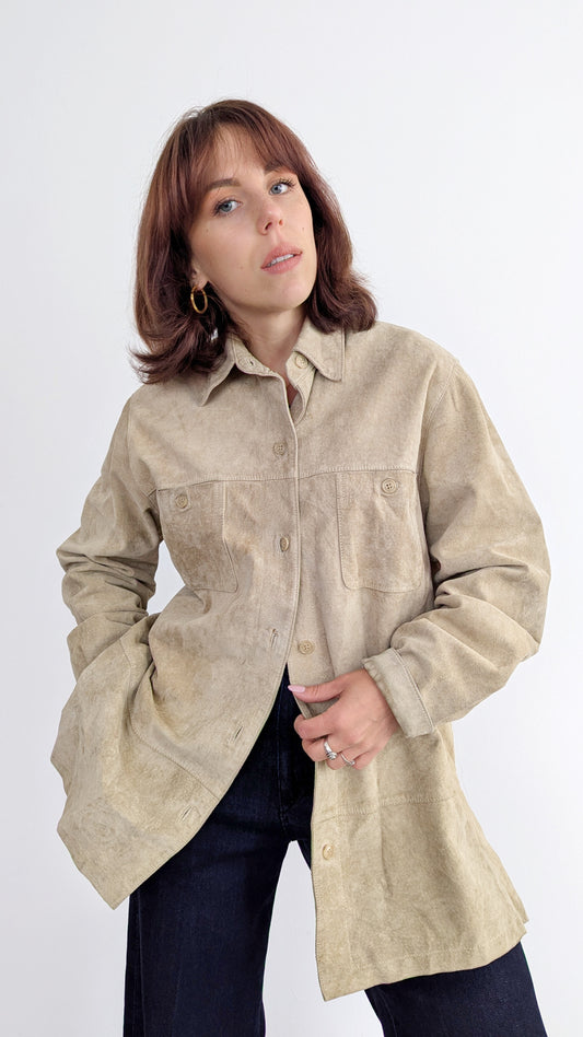 Veste/chemise en daim taille 40/42