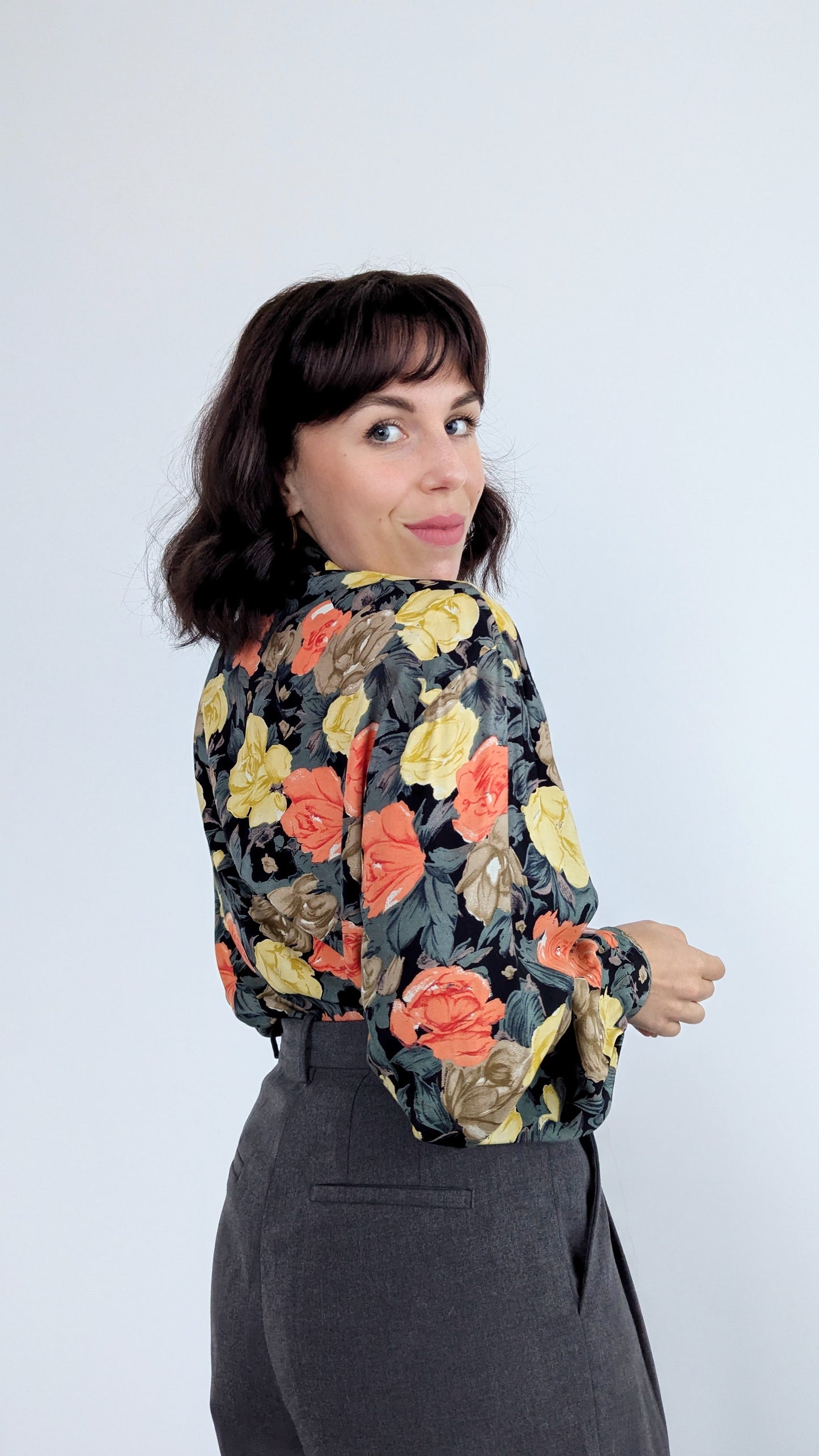 Blouse fleurie viscose taille 44