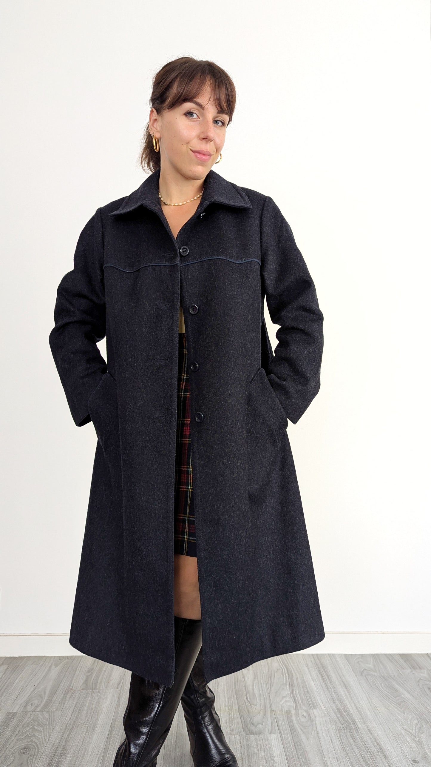 Manteau laine taille 38