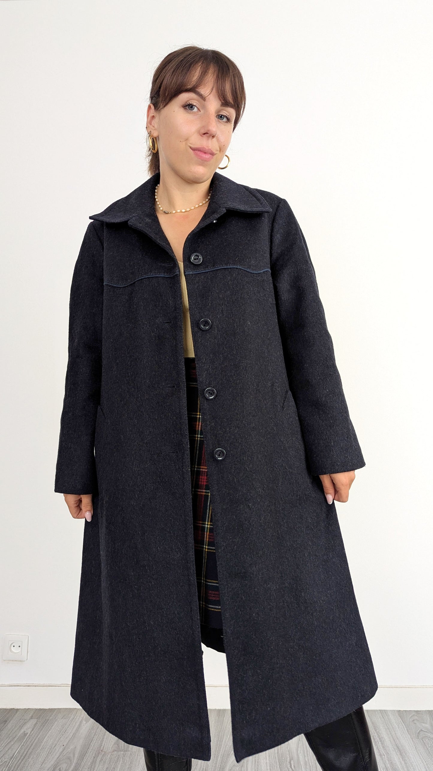 Manteau laine taille 38