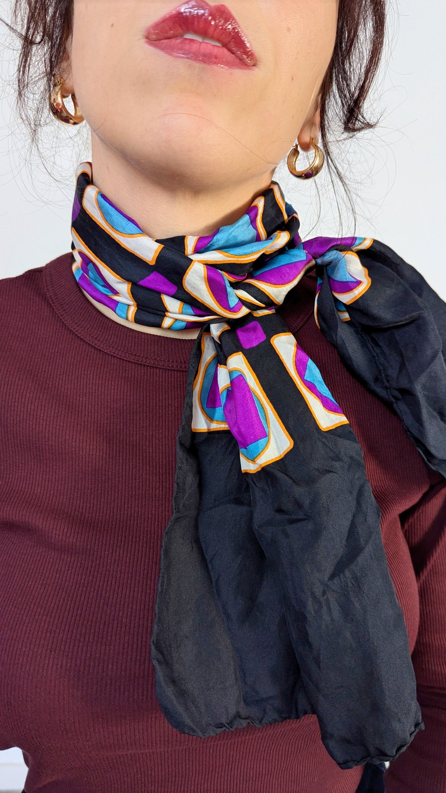 Foulard soie 1970