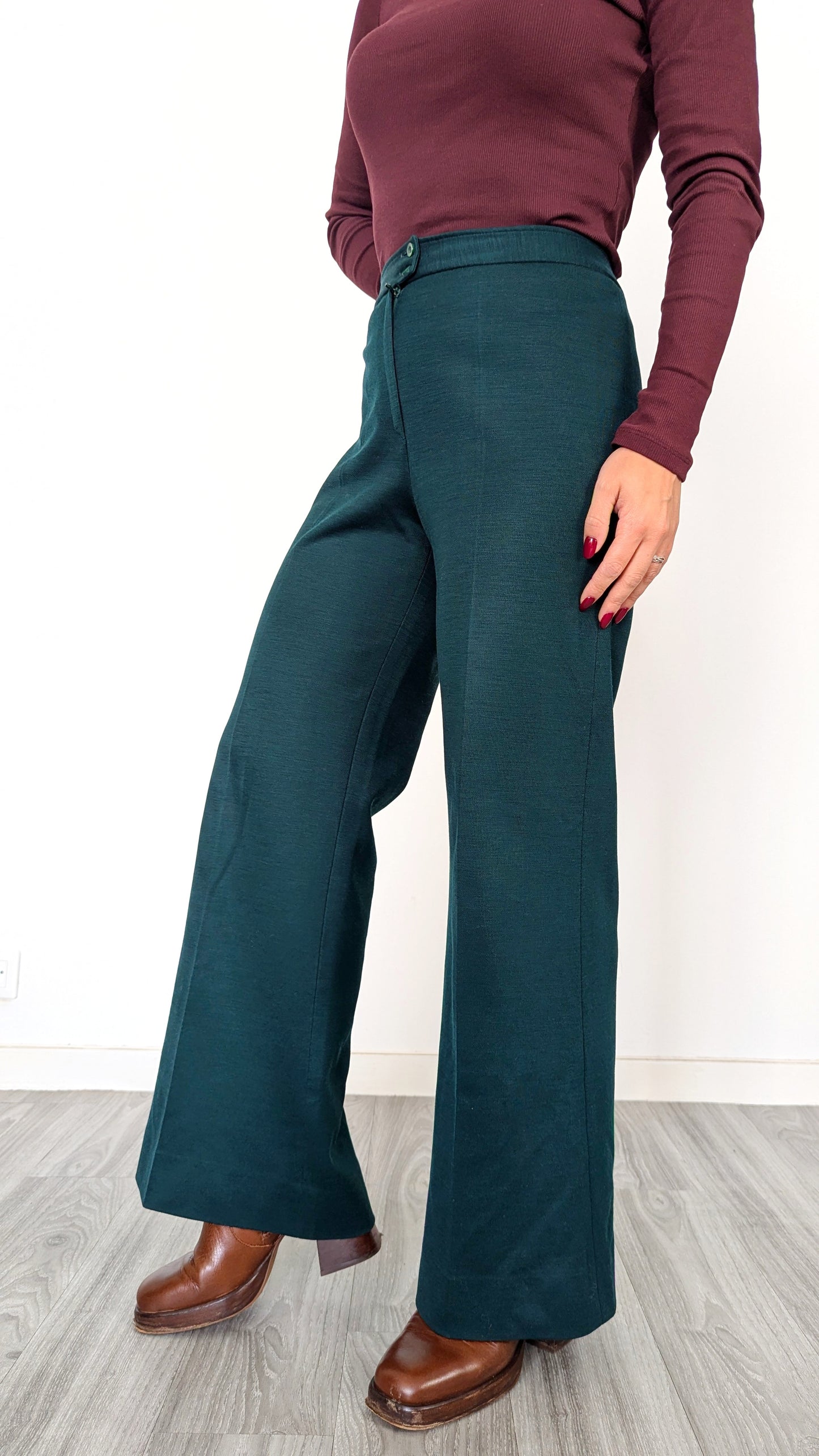 Pantalon 1970 laine taille 38