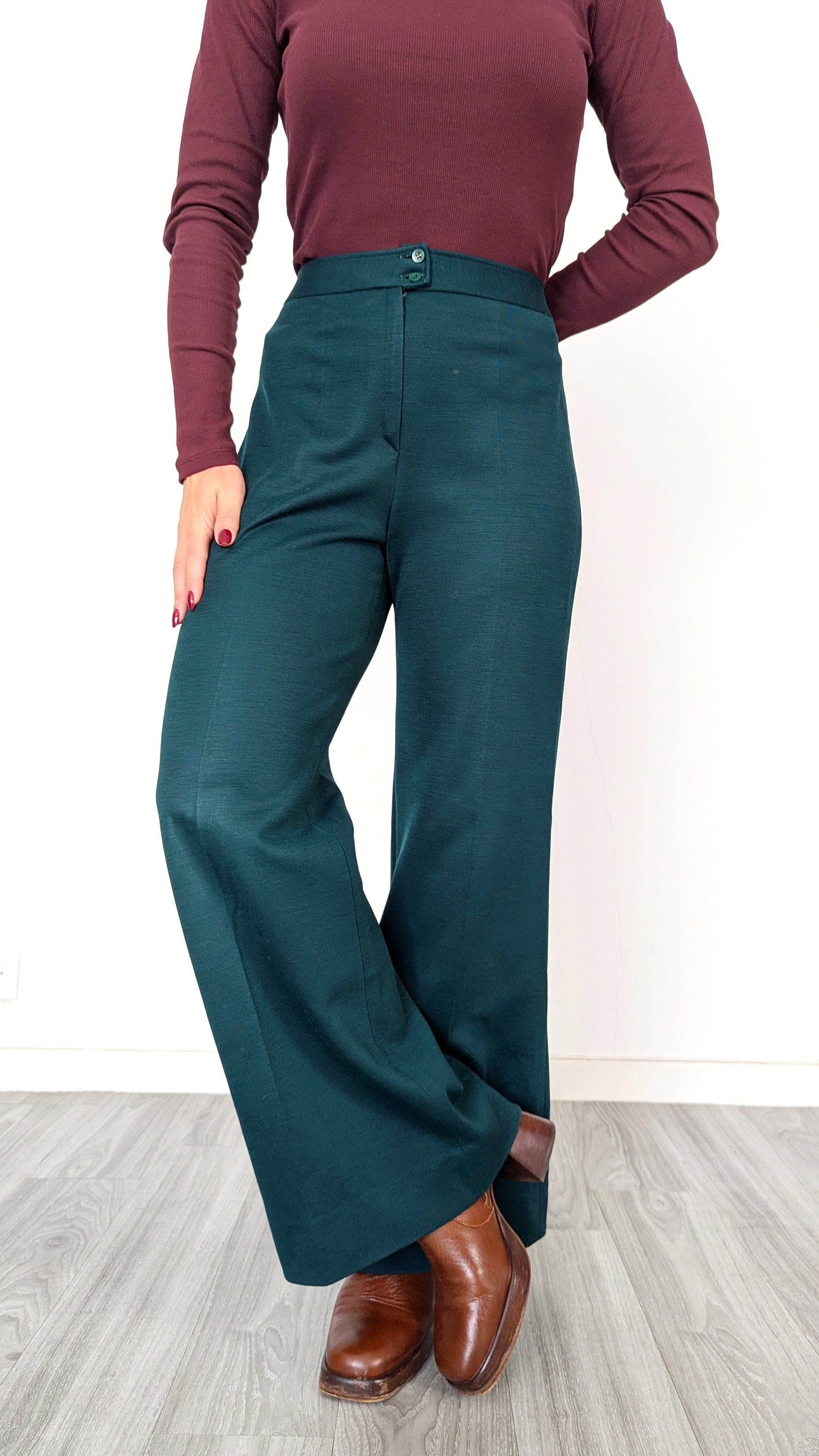 Pantalon 1970 laine taille 38